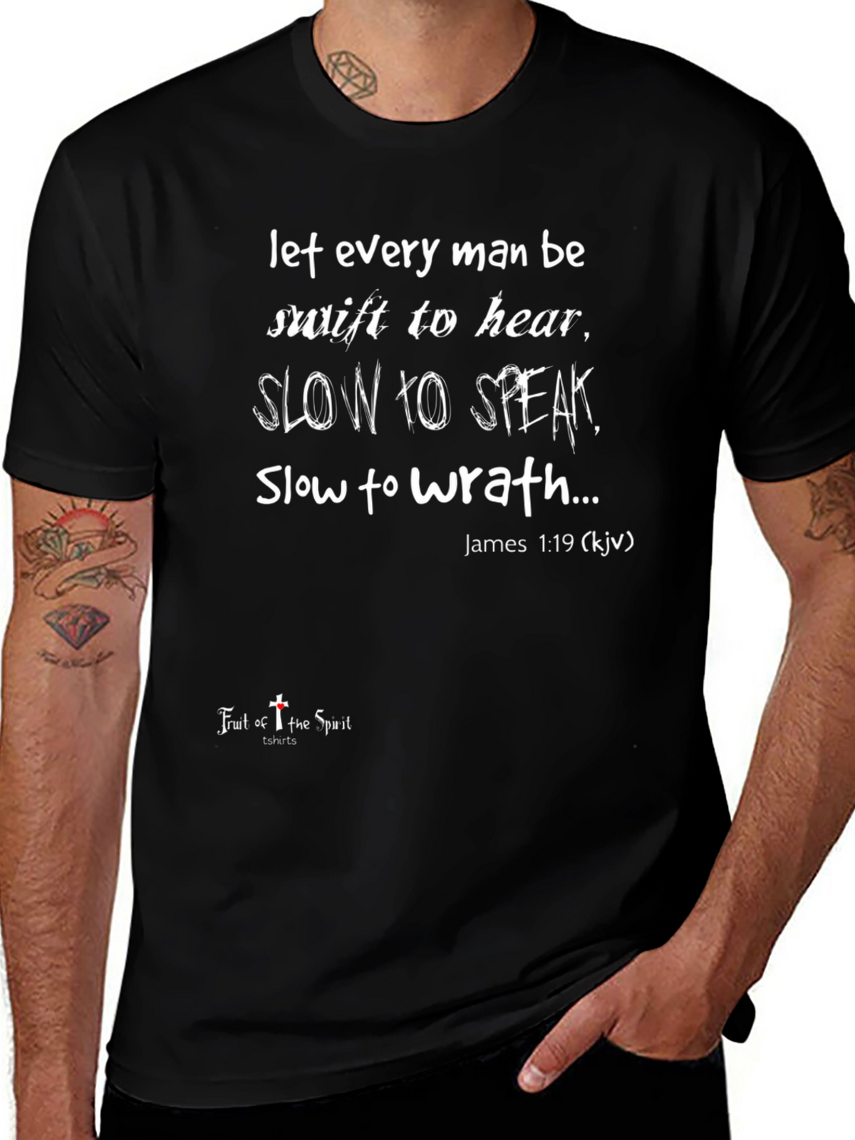 Inspirational Christian T-Shirt - Swift to Hear