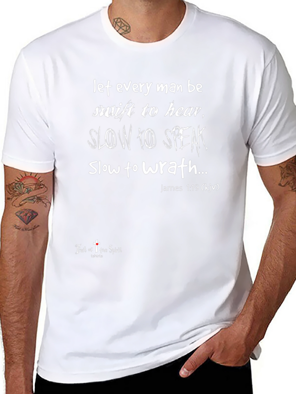 Inspirational Christian T-Shirt - Swift to Hear