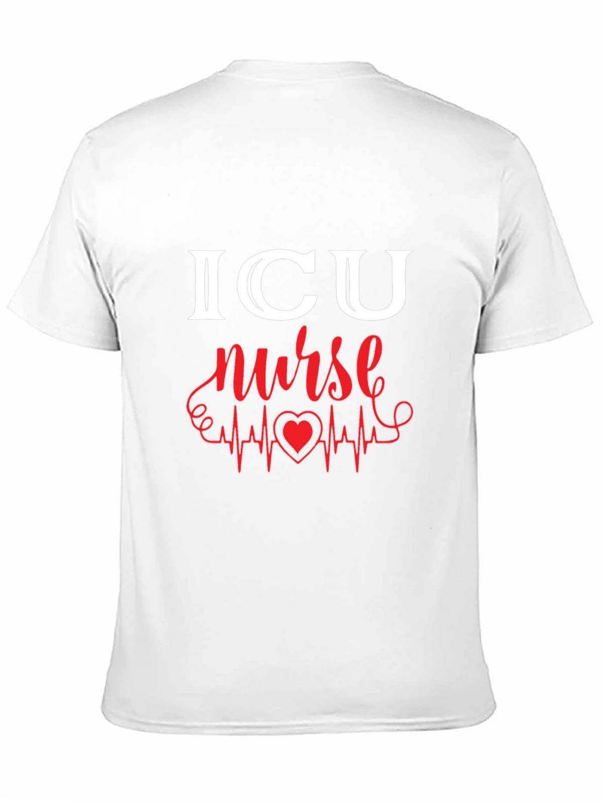 ICU Nurse Heartbeat Graphic Tee