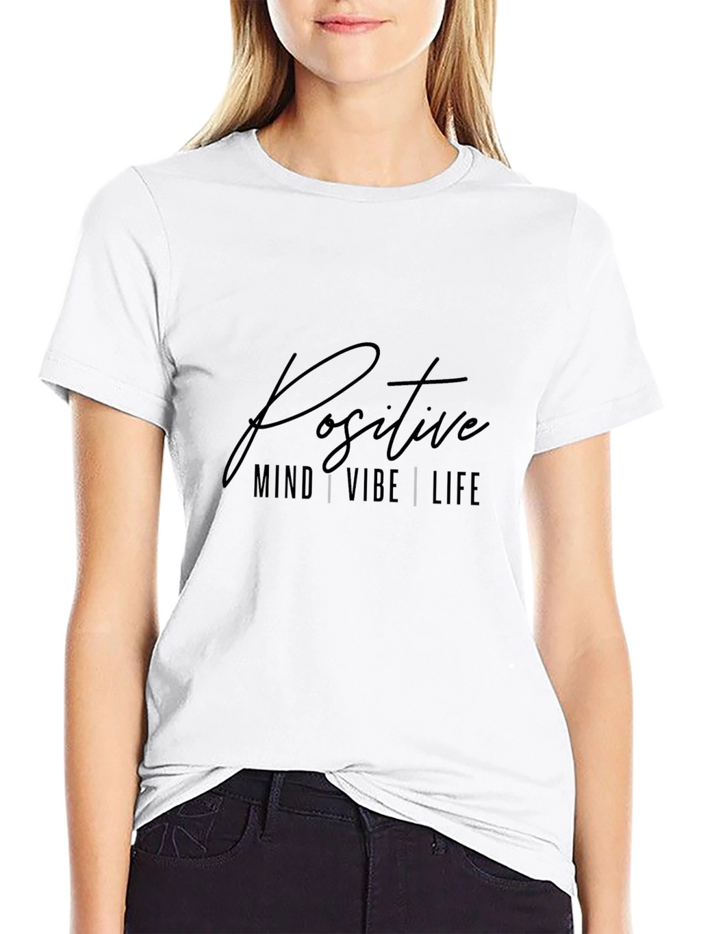 Positive Mind Vibe Life Graphic Tee