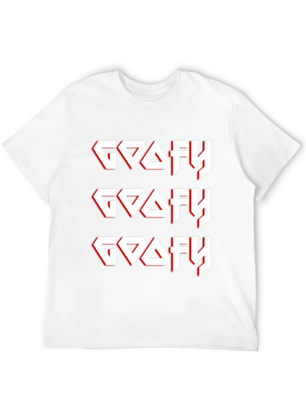 Goofy Graphic Tee - Black Cotton T-Shirt