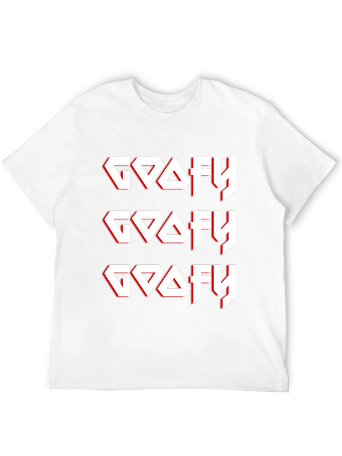 Goofy Graphic Tee - Black Cotton T-Shirt