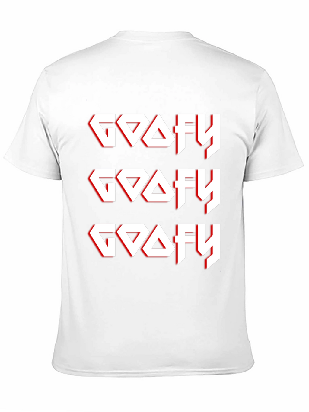 Goofy Graphic Tee - Black Cotton T-Shirt
