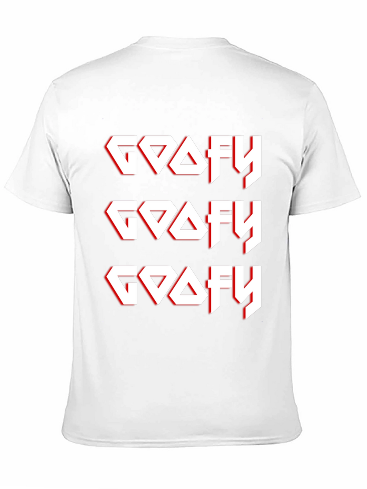 Goofy Graphic Tee - Black Cotton T-Shirt