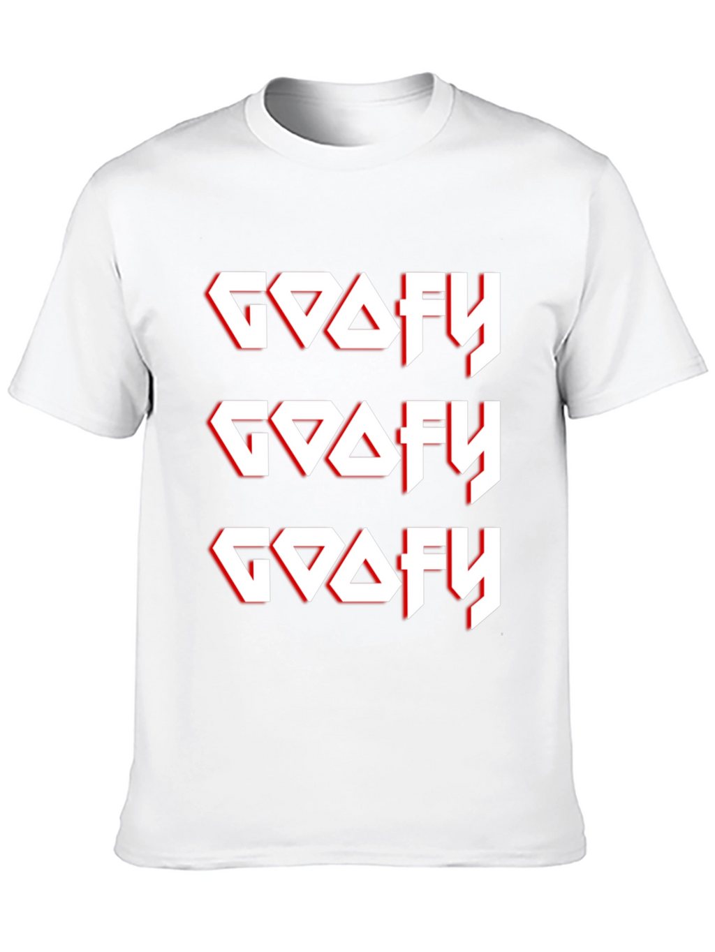 Goofy Graphic Tee - Black Cotton T-Shirt