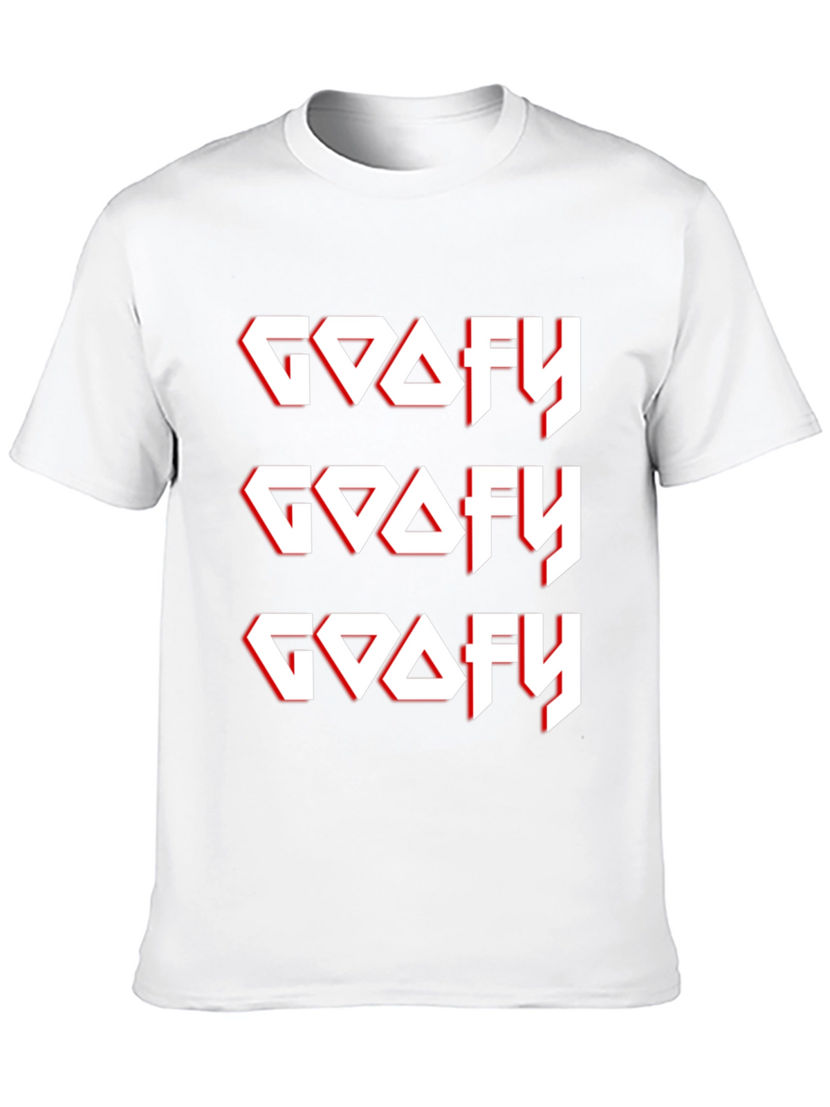 Goofy Graphic Tee - Black Cotton T-Shirt
