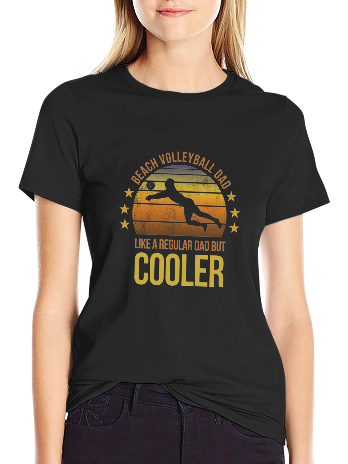 Beach Volleyball Dad T-Shirt