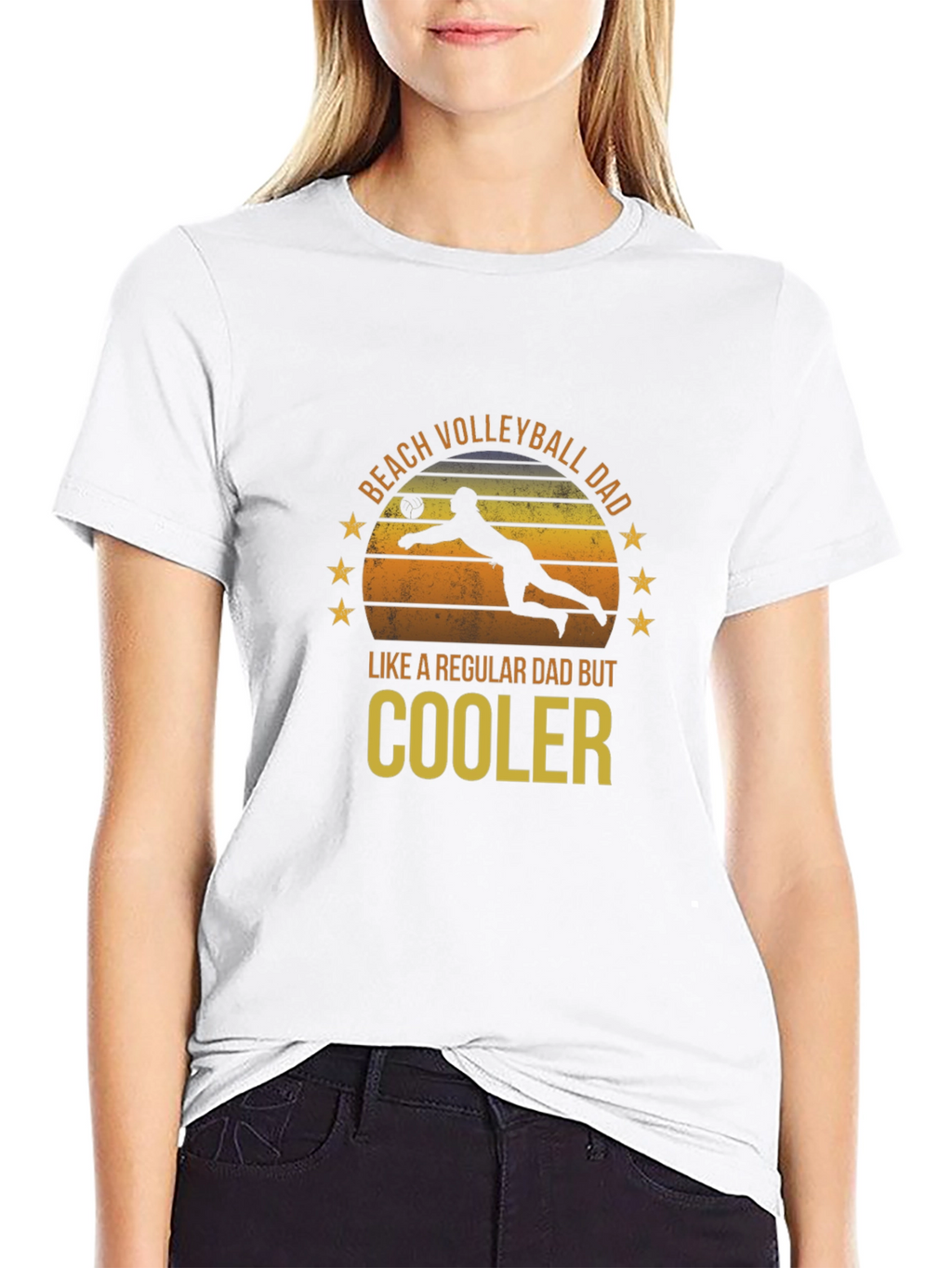 Beach Volleyball Dad T-Shirt