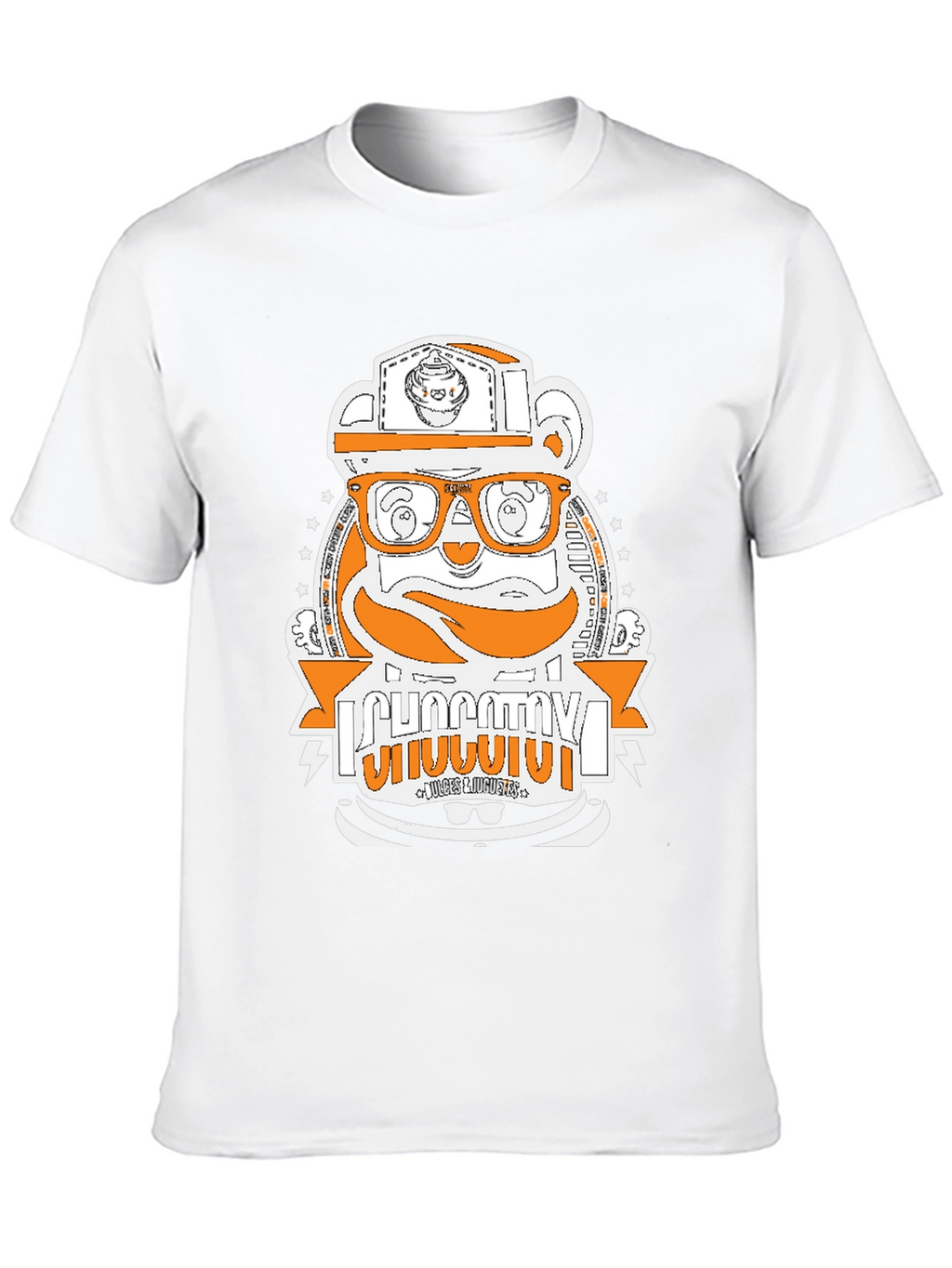 Hipster Bear Graphic T-Shirt - Unique Design