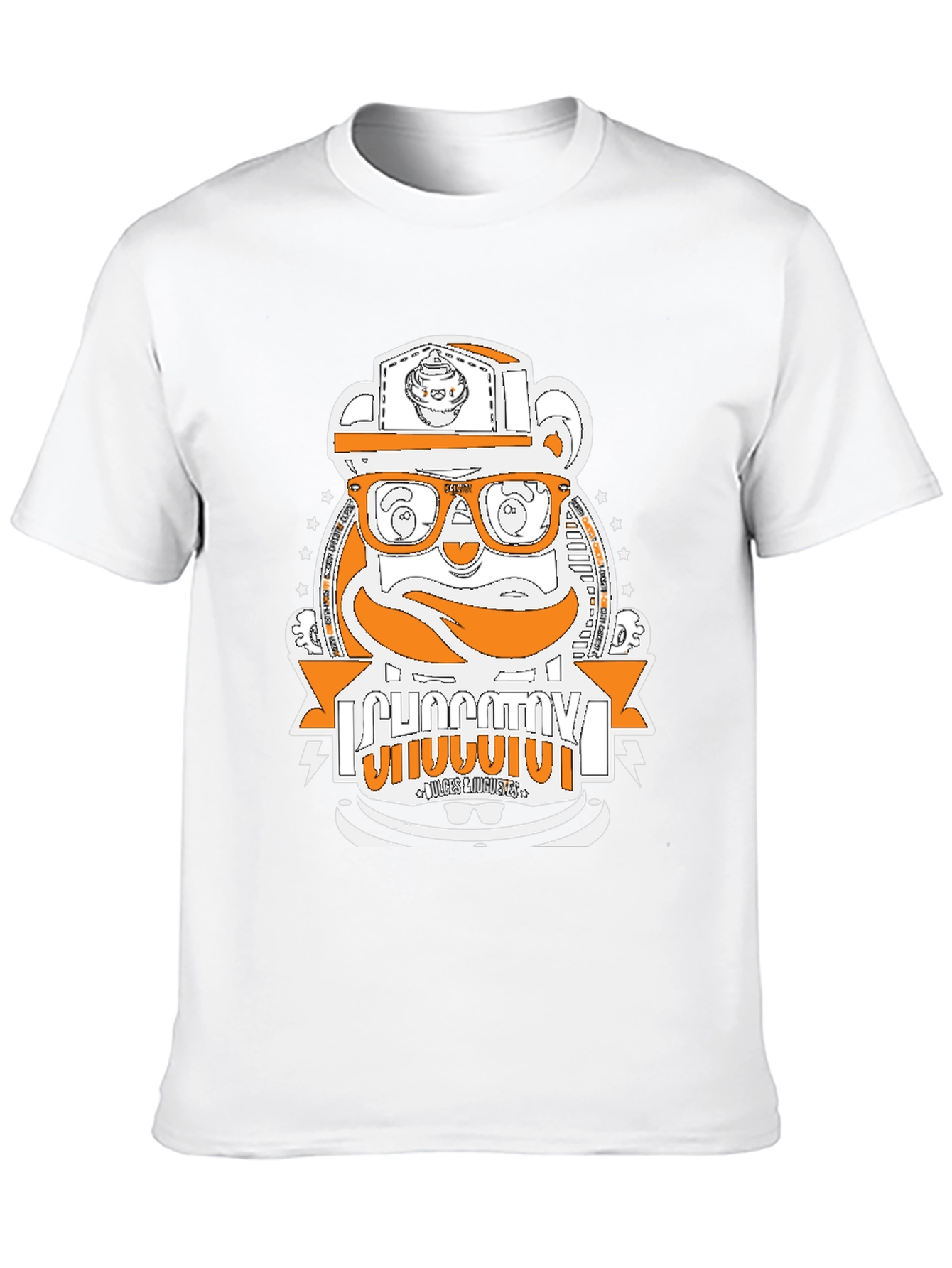 Hipster Bear Graphic T-Shirt - Unique Design