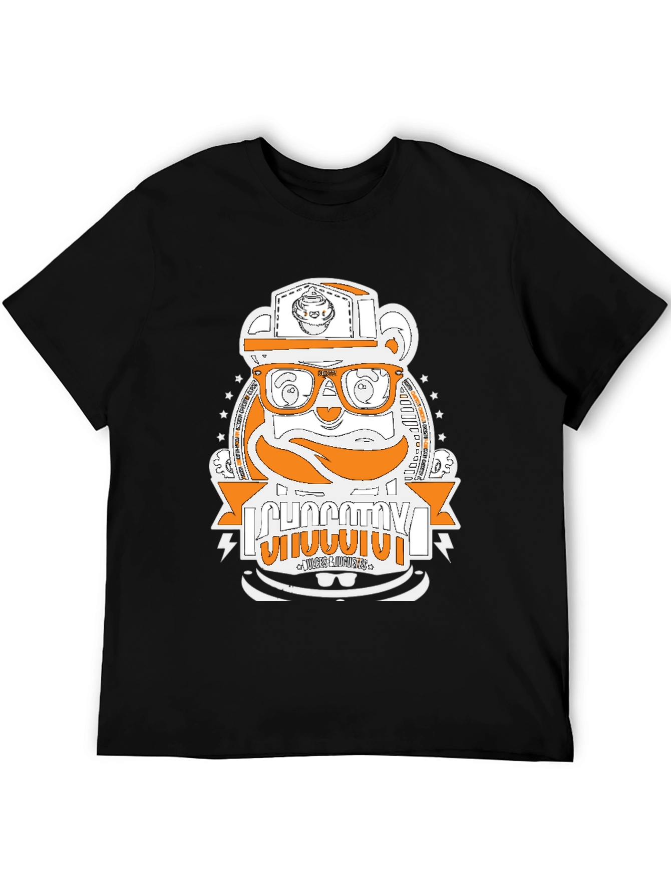 Hipster Bear Graphic T-Shirt - Unique Design