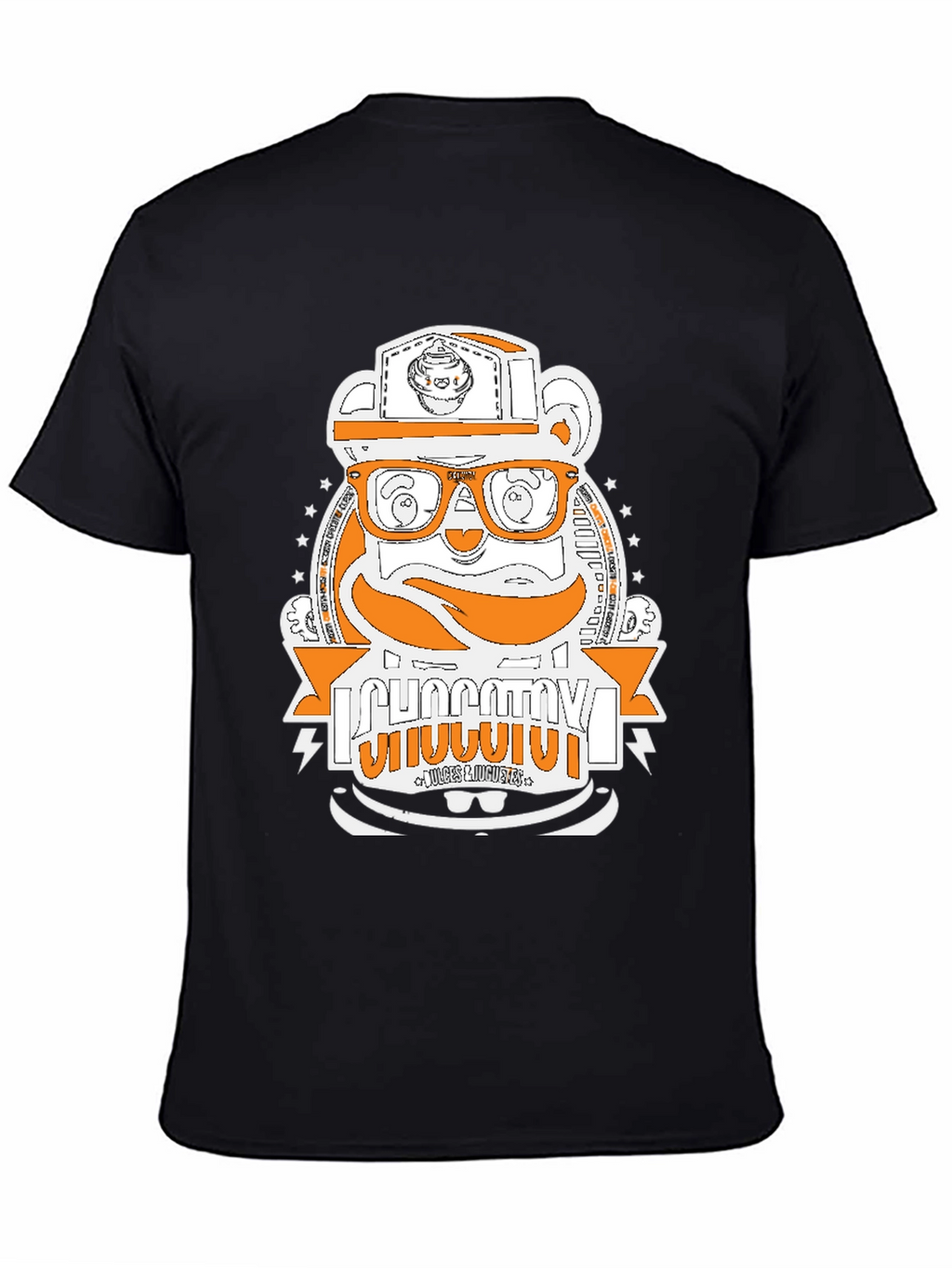 Hipster Bear Graphic T-Shirt - Unique Design