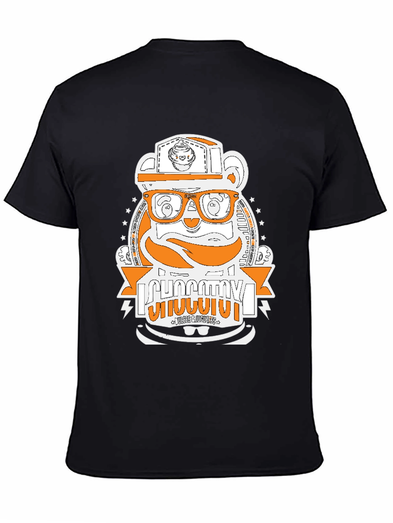 Hipster Bear Graphic T-Shirt - Unique Design