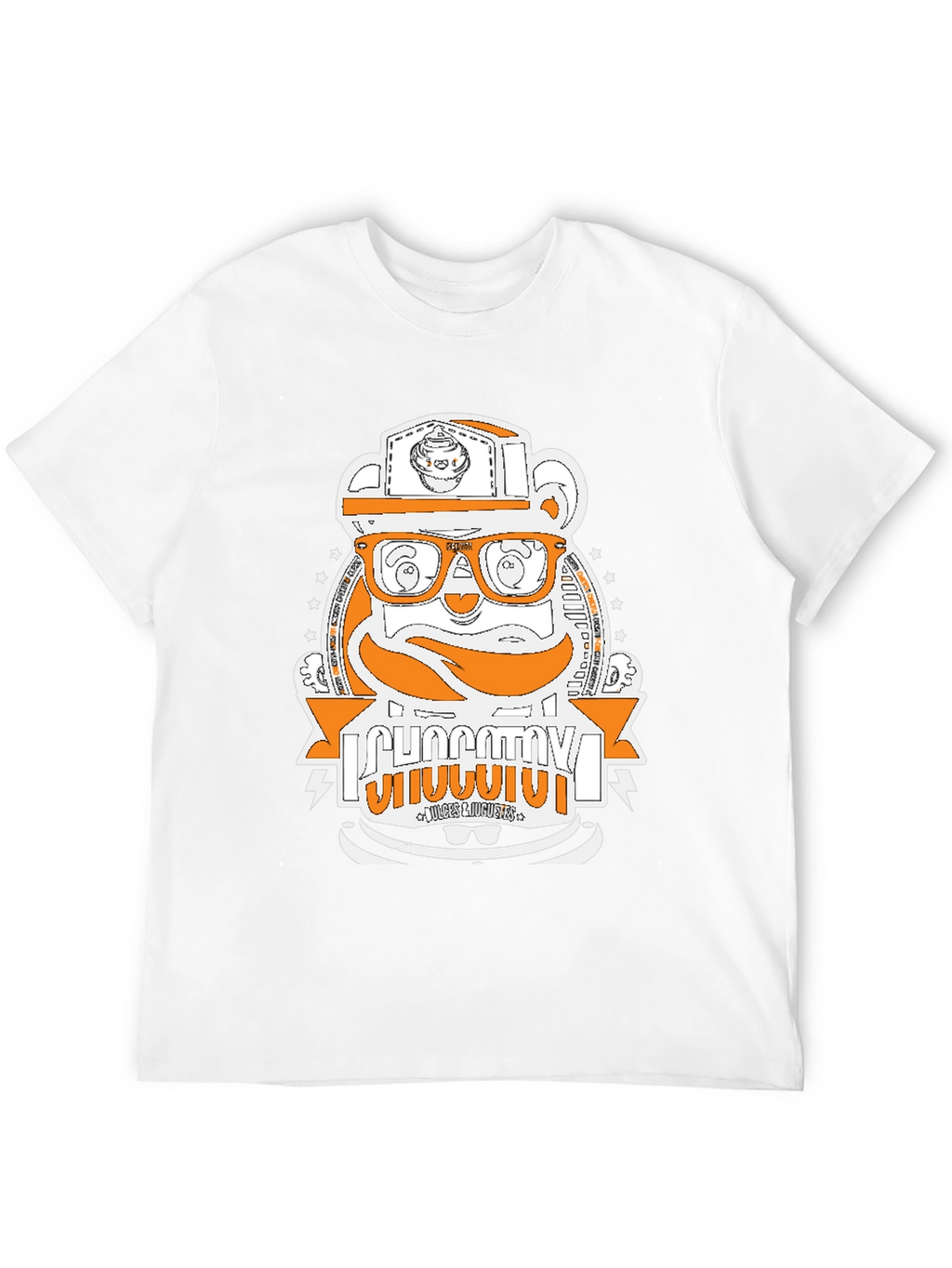 Hipster Bear Graphic T-Shirt - Unique Design