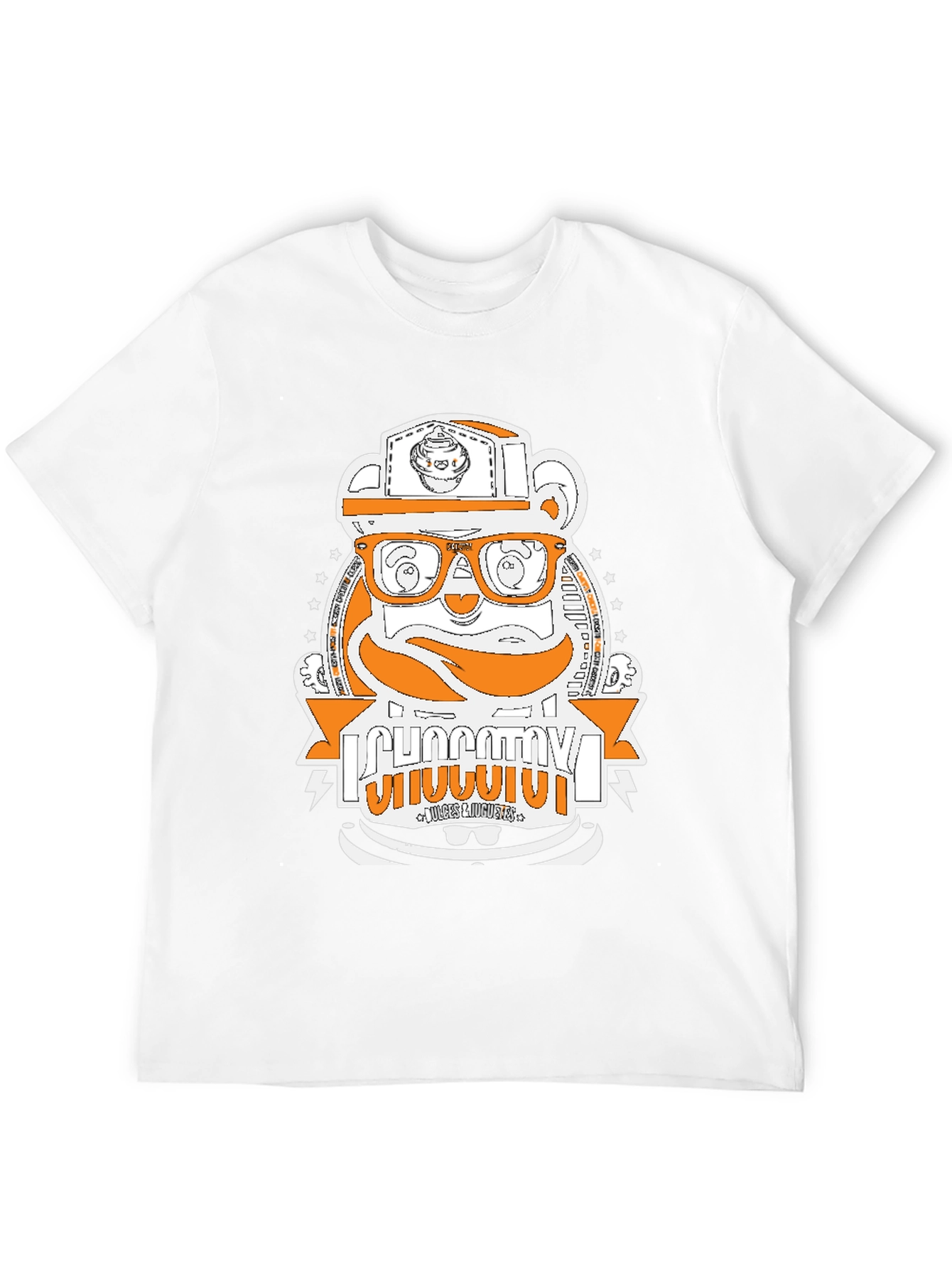 Hipster Bear Graphic T-Shirt - Unique Design