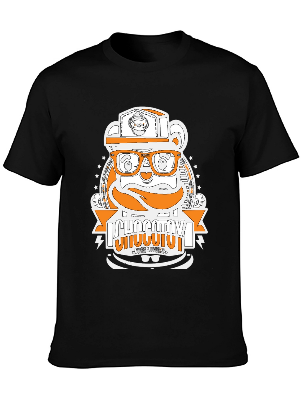 Hipster Bear Graphic T-Shirt - Unique Design