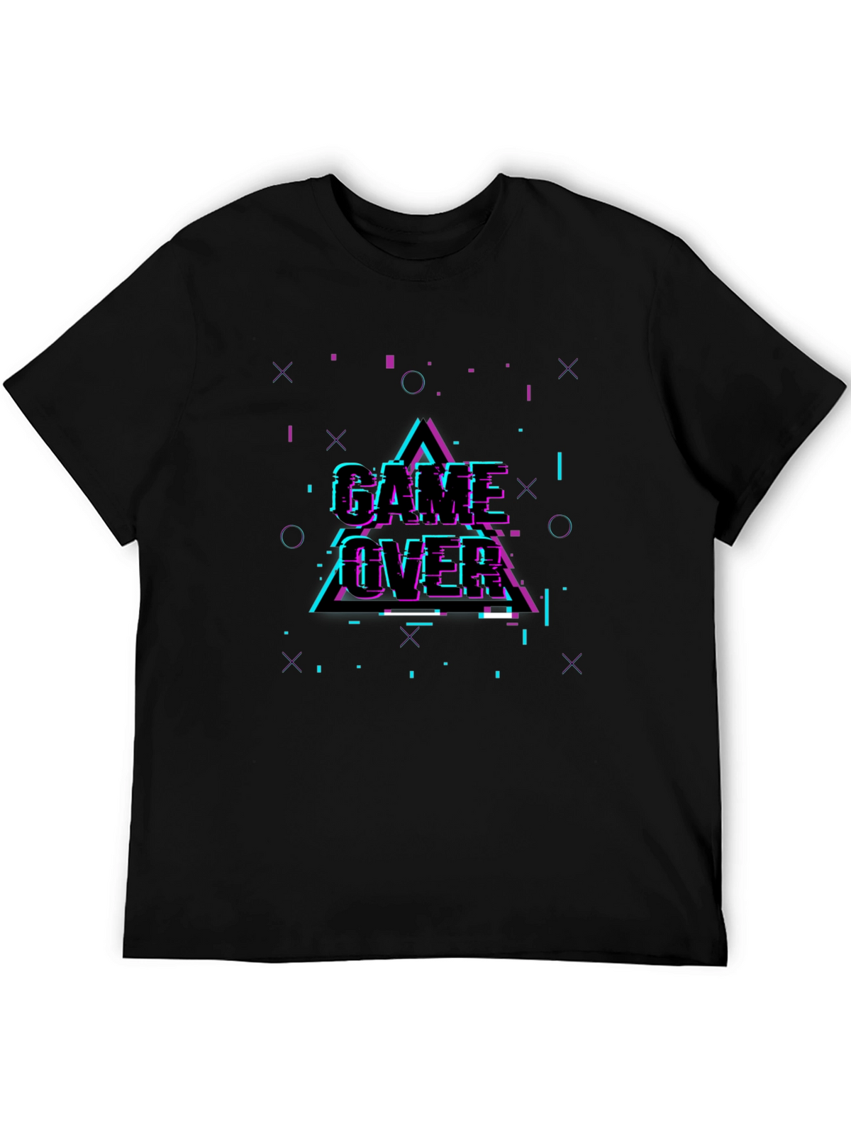 Game Over Glitch Graphic T-Shirt
