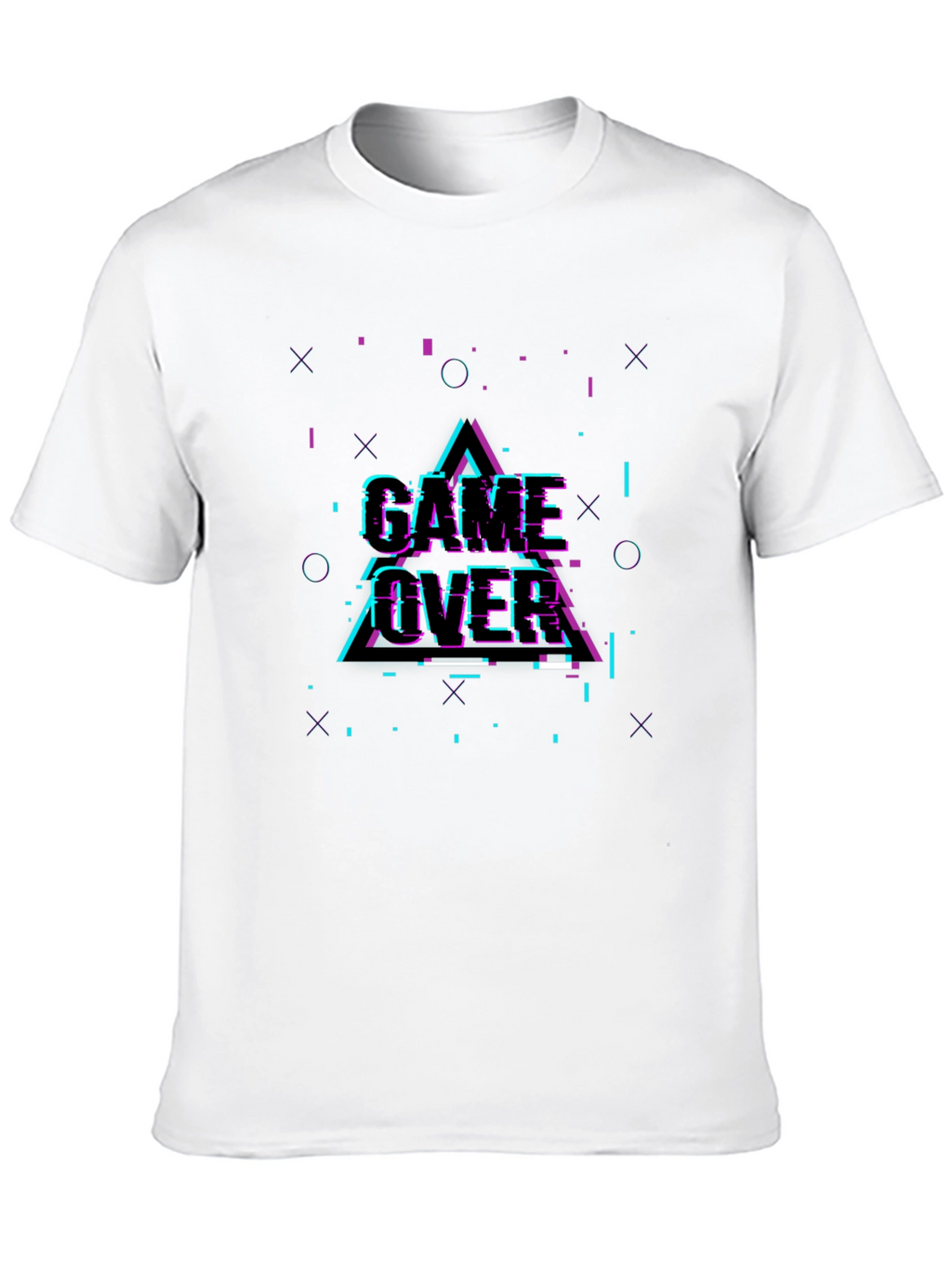 Game Over Glitch Graphic T-Shirt