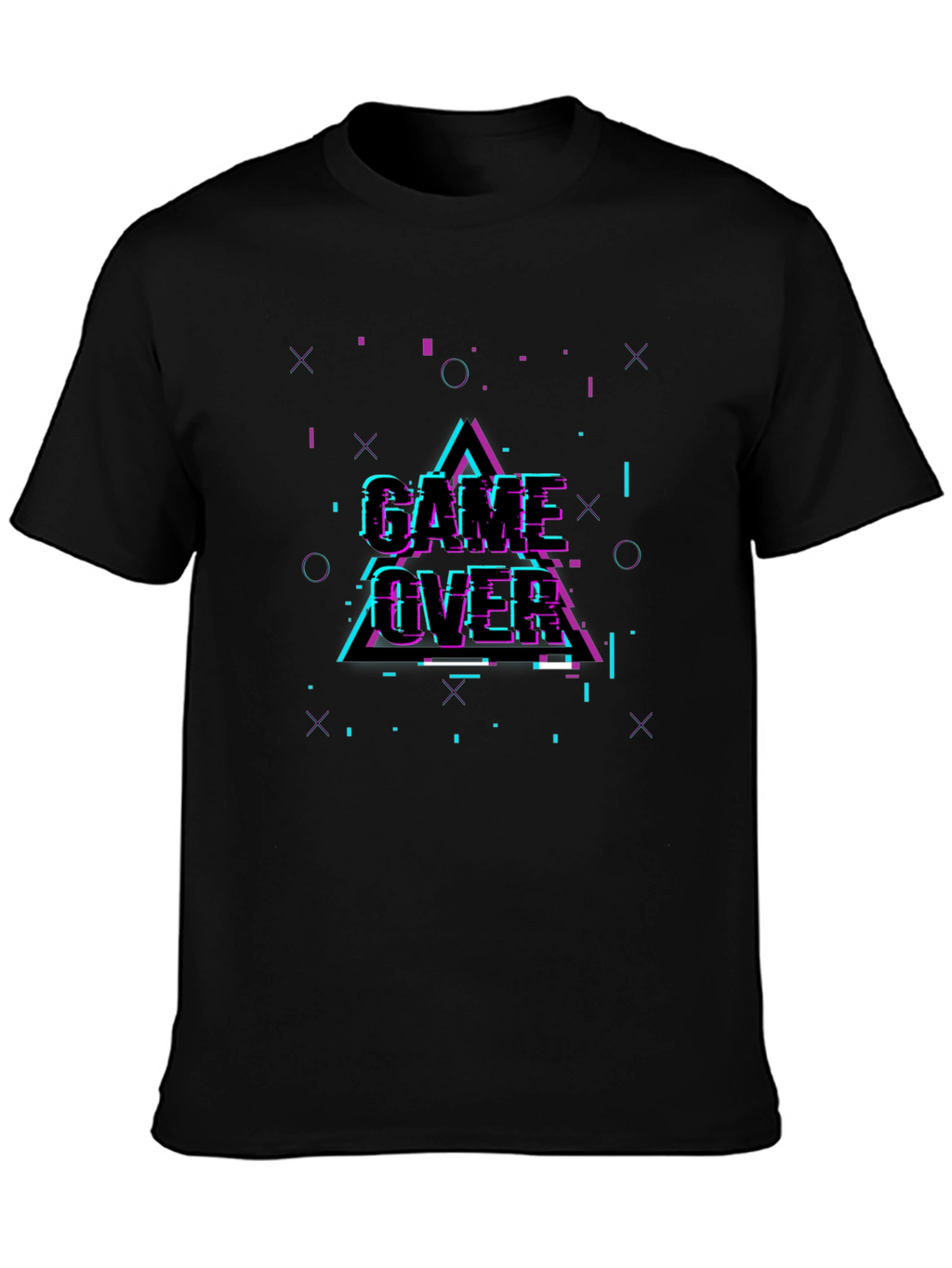Game Over Glitch Graphic T-Shirt