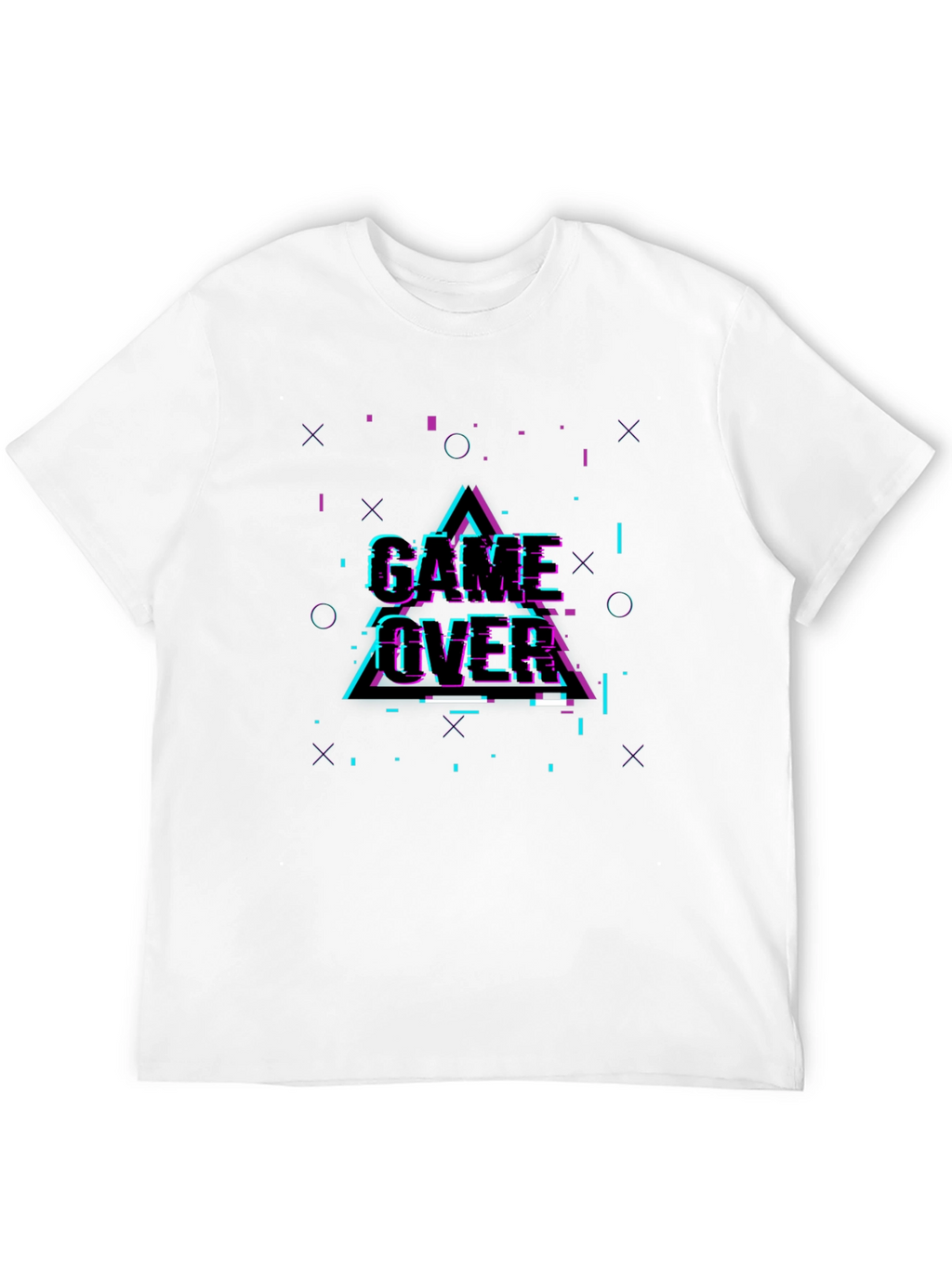 Game Over Glitch Graphic T-Shirt