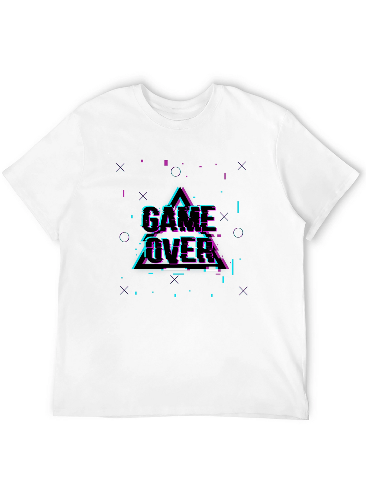 Game Over Glitch Graphic T-Shirt