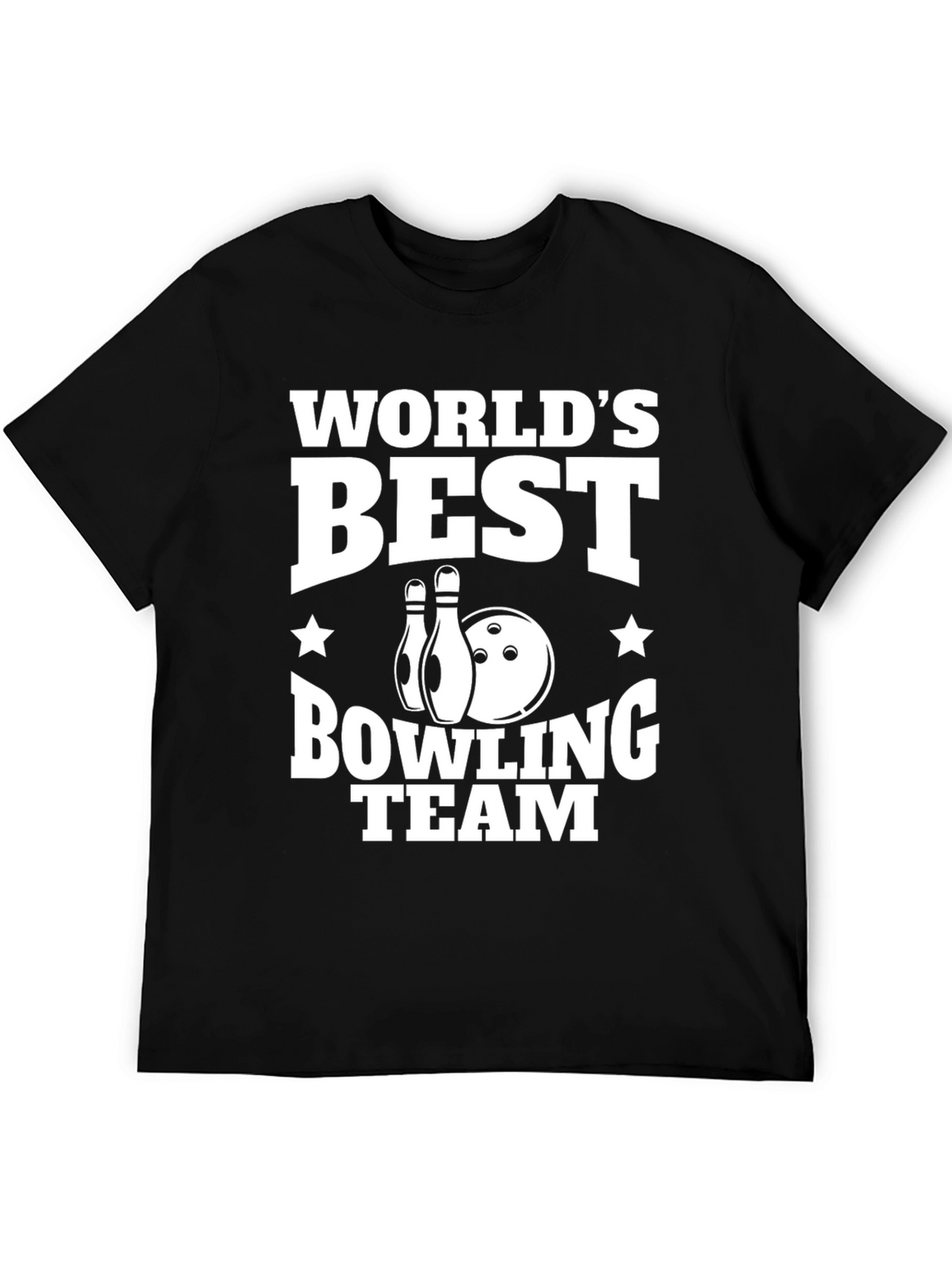 Worlds Best Bowling Team Graphic Tee