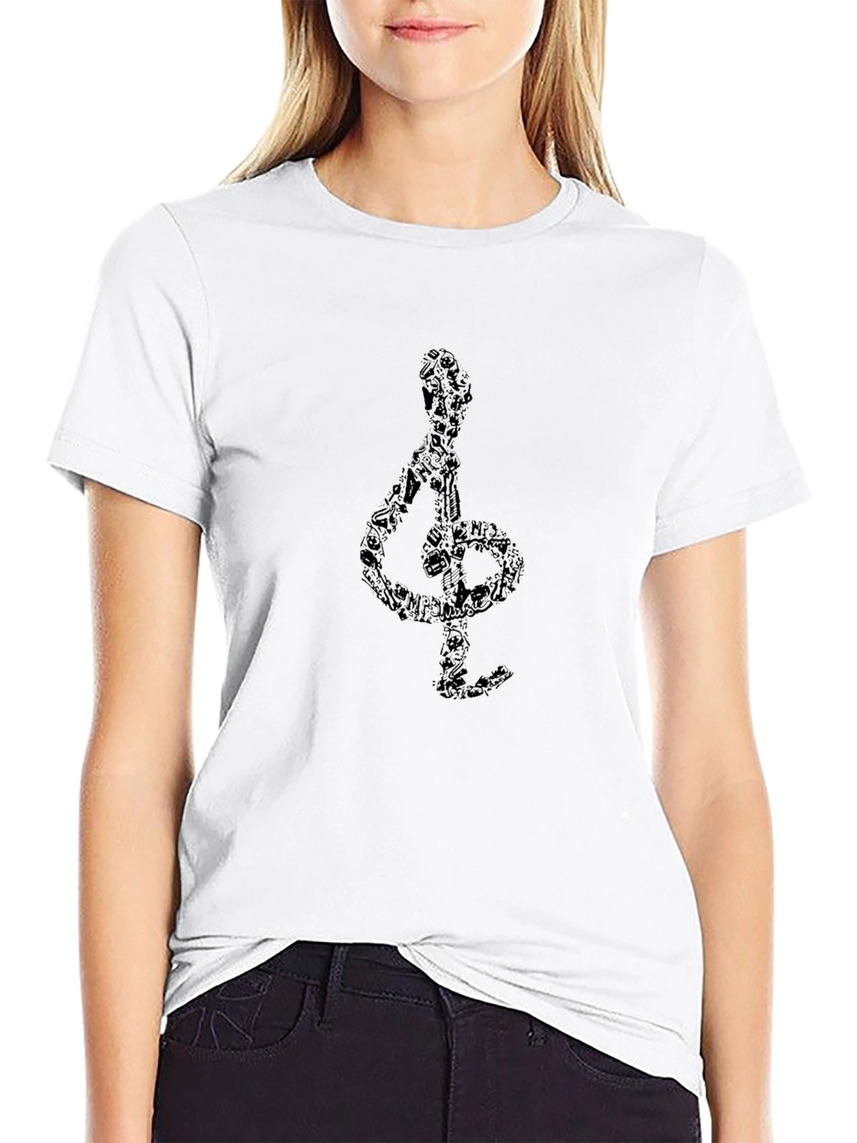 Musical Clef Graphic T-Shirt