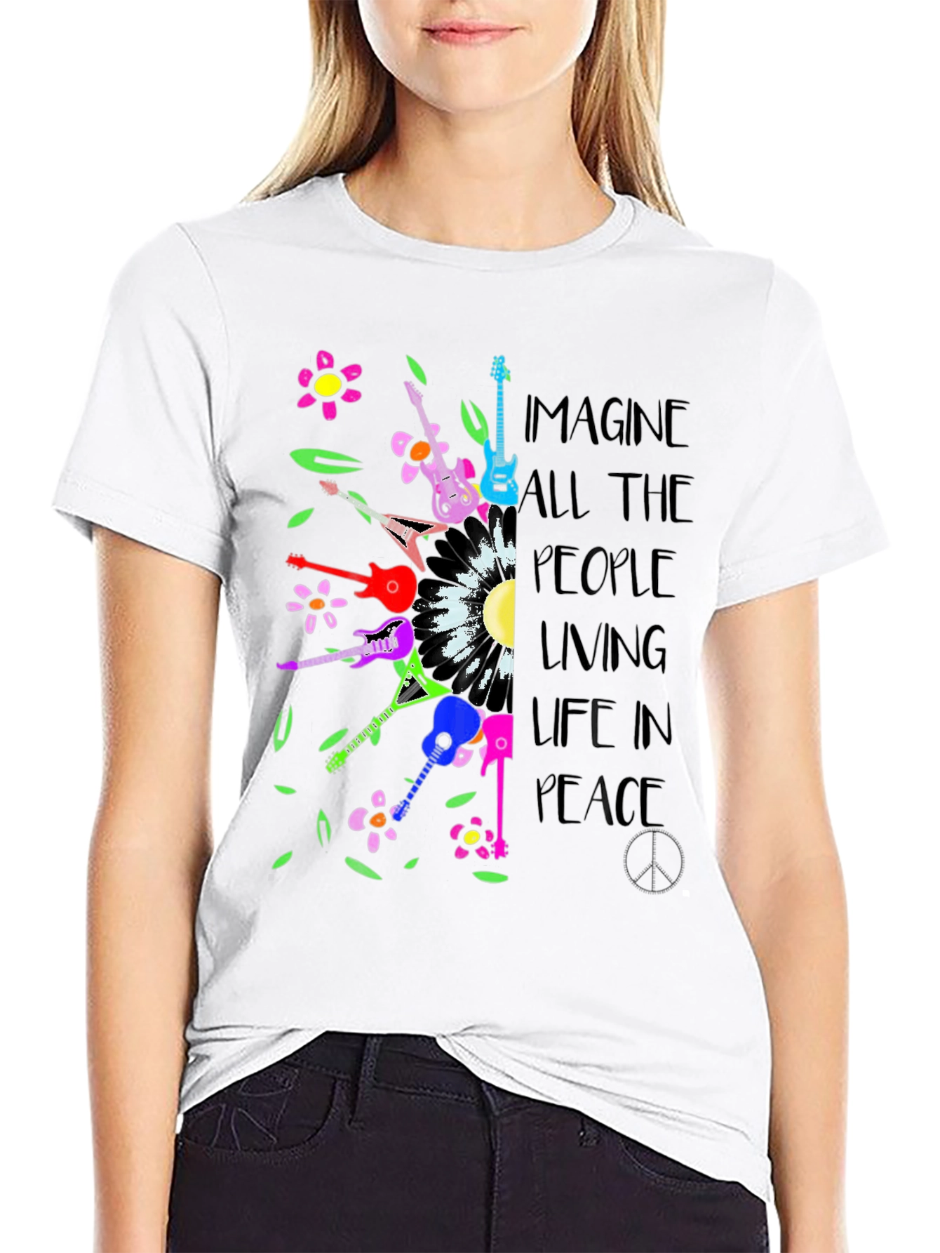 Imagine All The People Peace T-Shirt