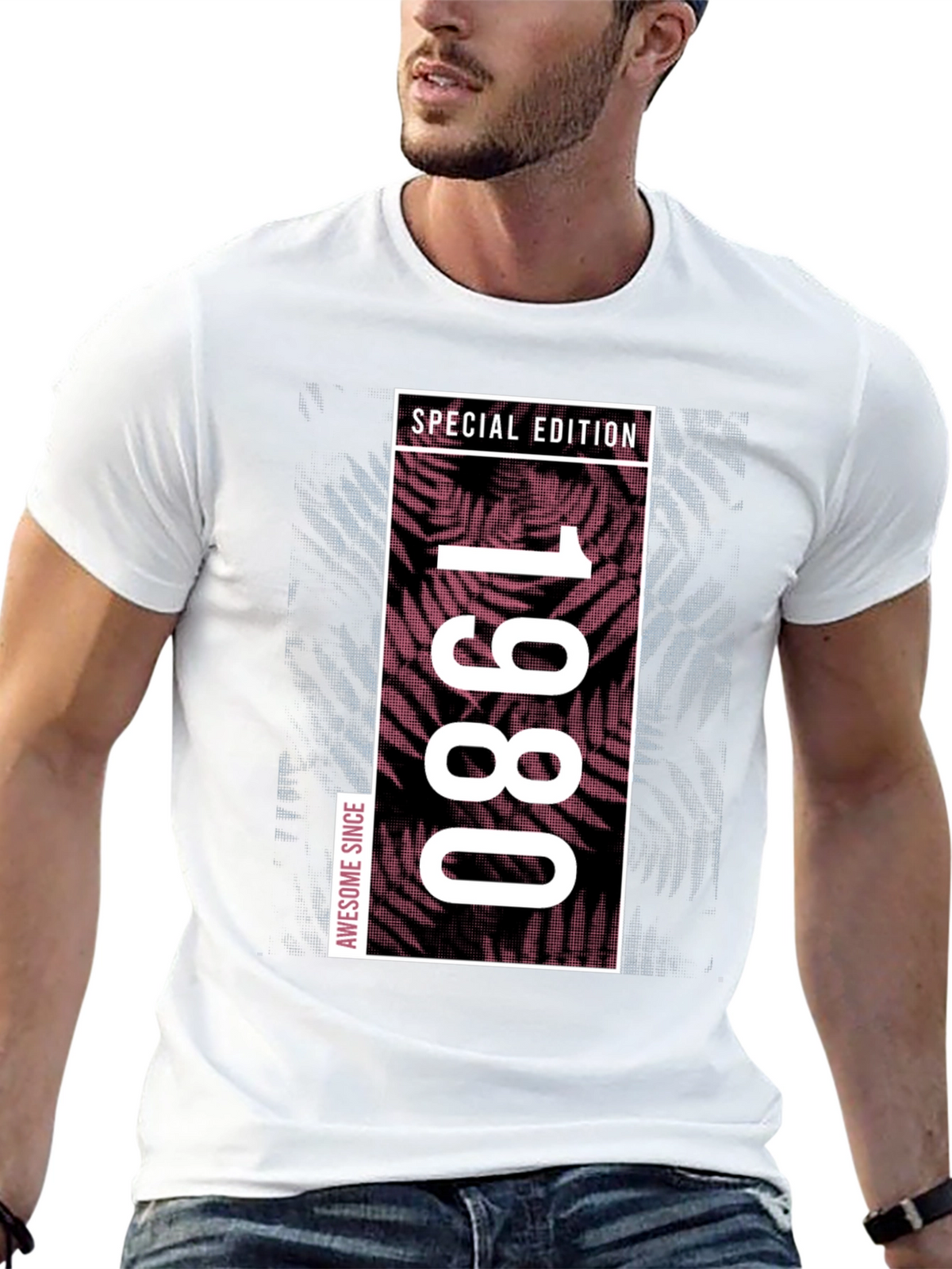 1980 Special Edition Black Graphic Tee