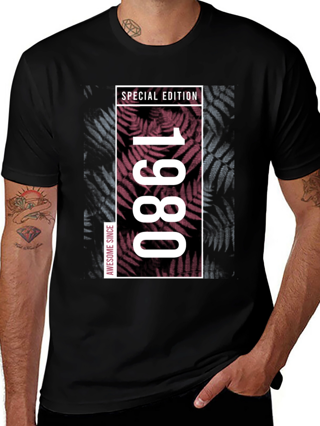 1980 Special Edition Black Graphic Tee