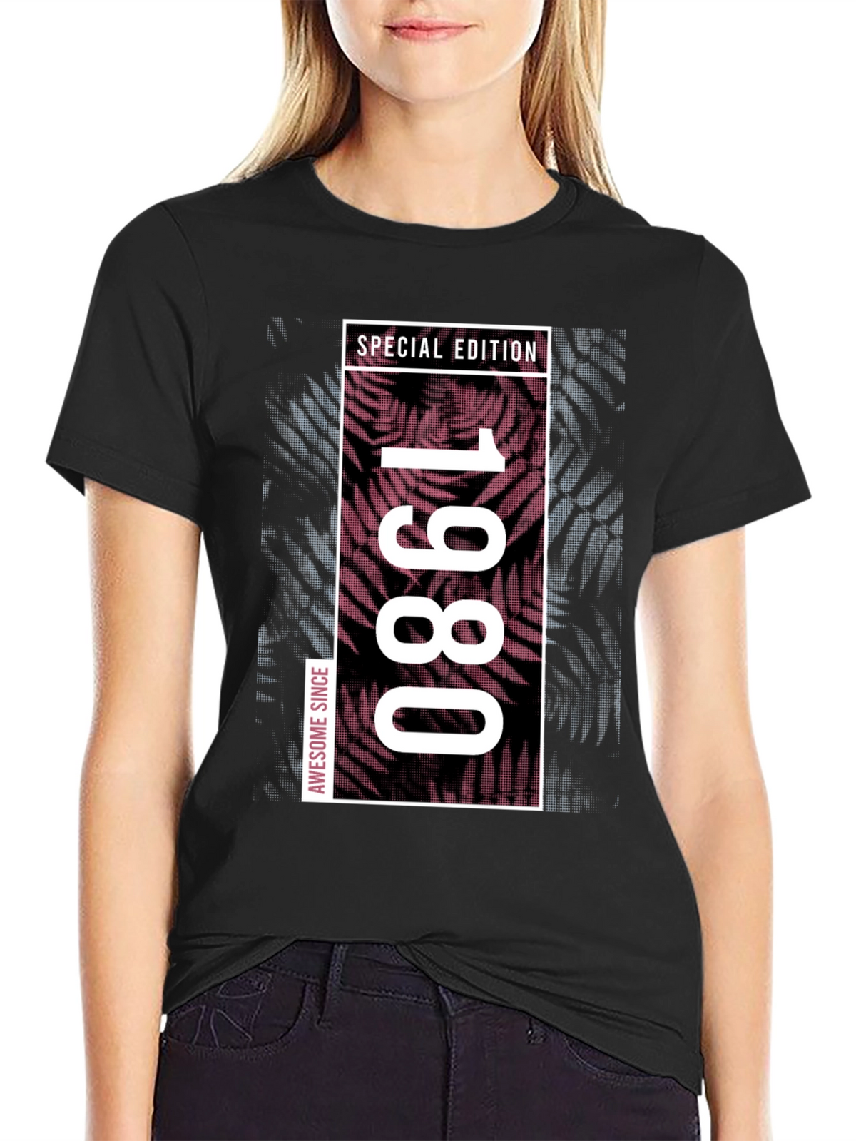 1980 Special Edition Black Graphic Tee