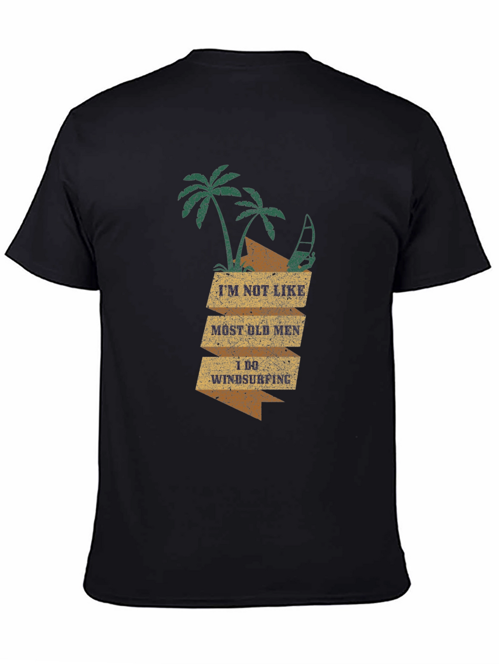 Windsurfing Old Men T-Shirt