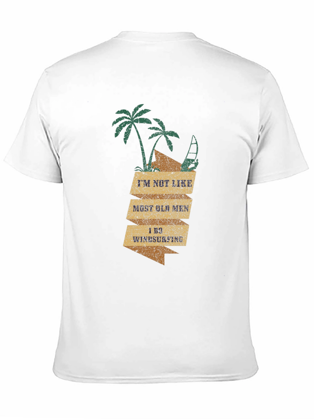 Windsurfing Old Men T-Shirt