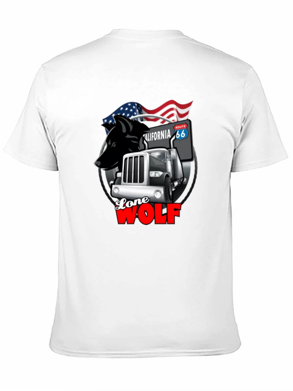 Lone Wolf Trucker Graphic Tee