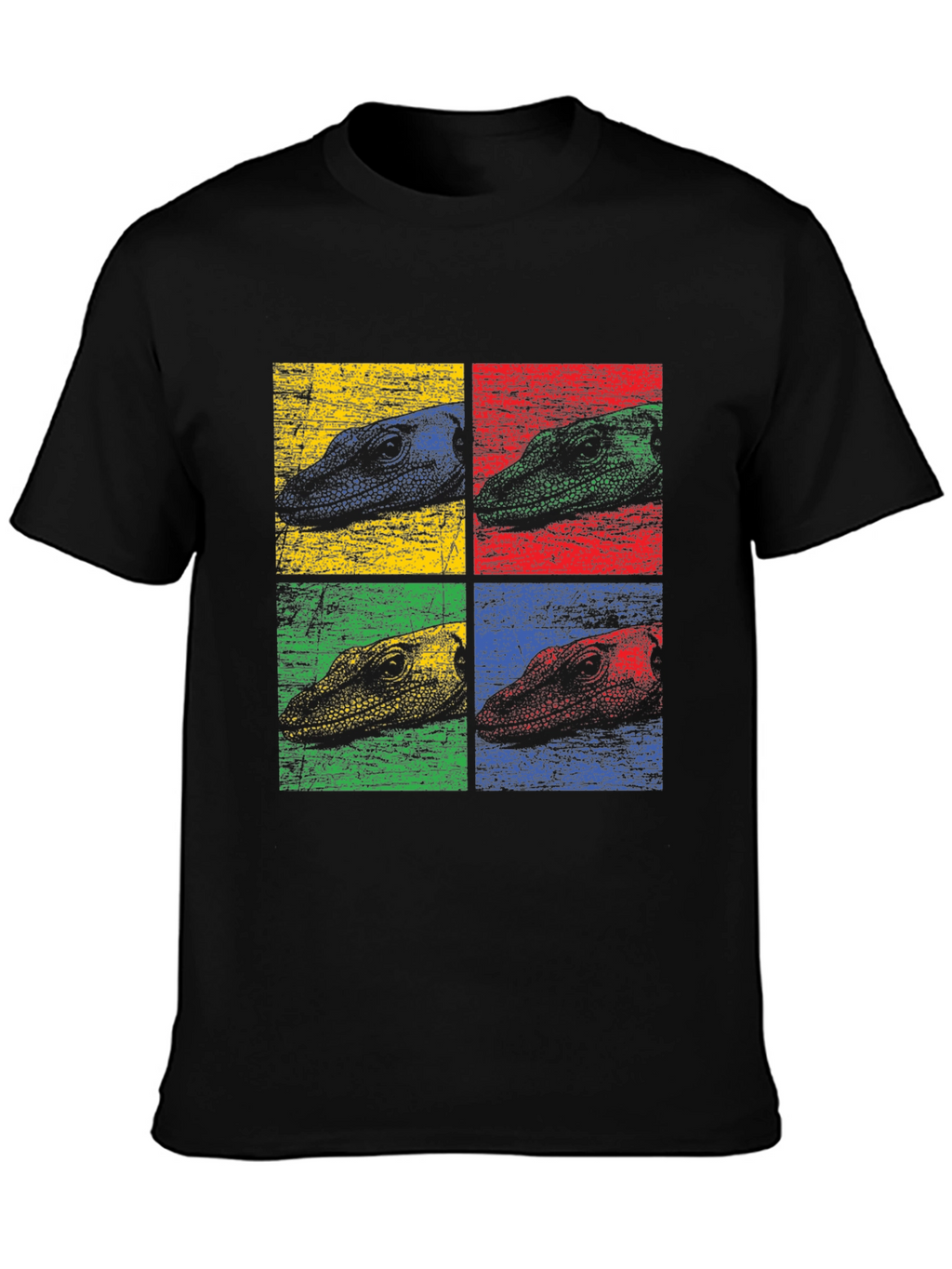 Retro Reptile Pop Art Graphic T-Shirt