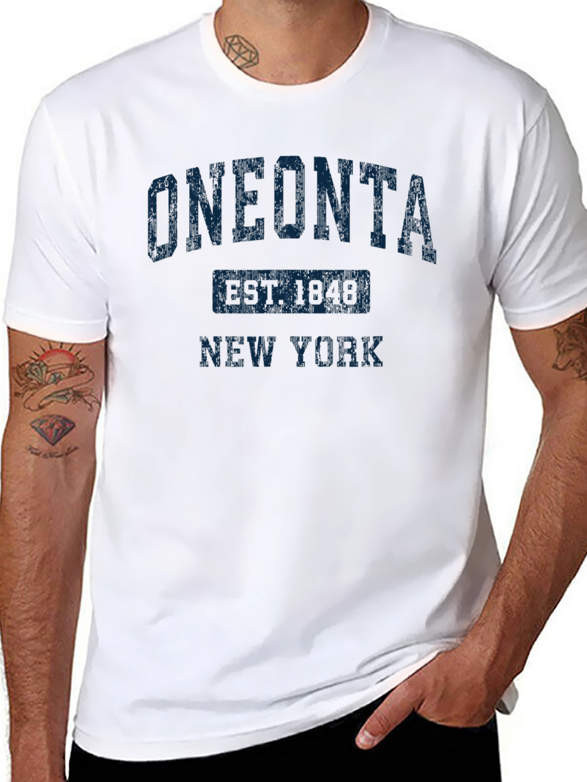 Oneonta New York Est 1848 Graphic T-Shirt