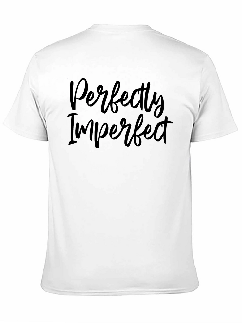 Perfectly Imperfect Black Graphic Tee