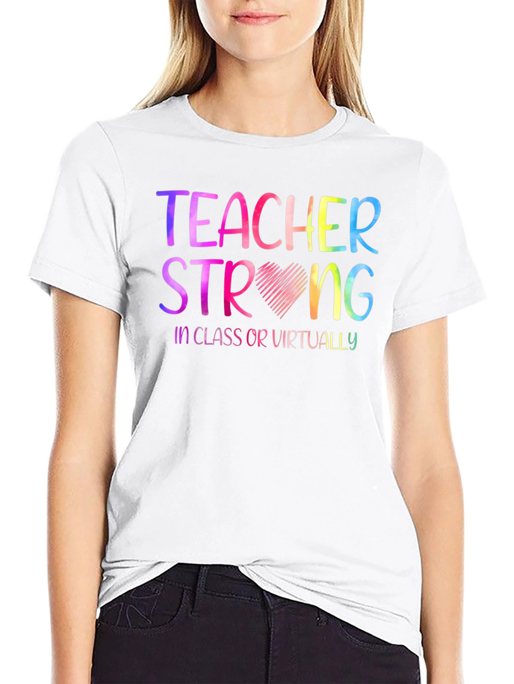 Teacher Strong Graphic T-Shirt