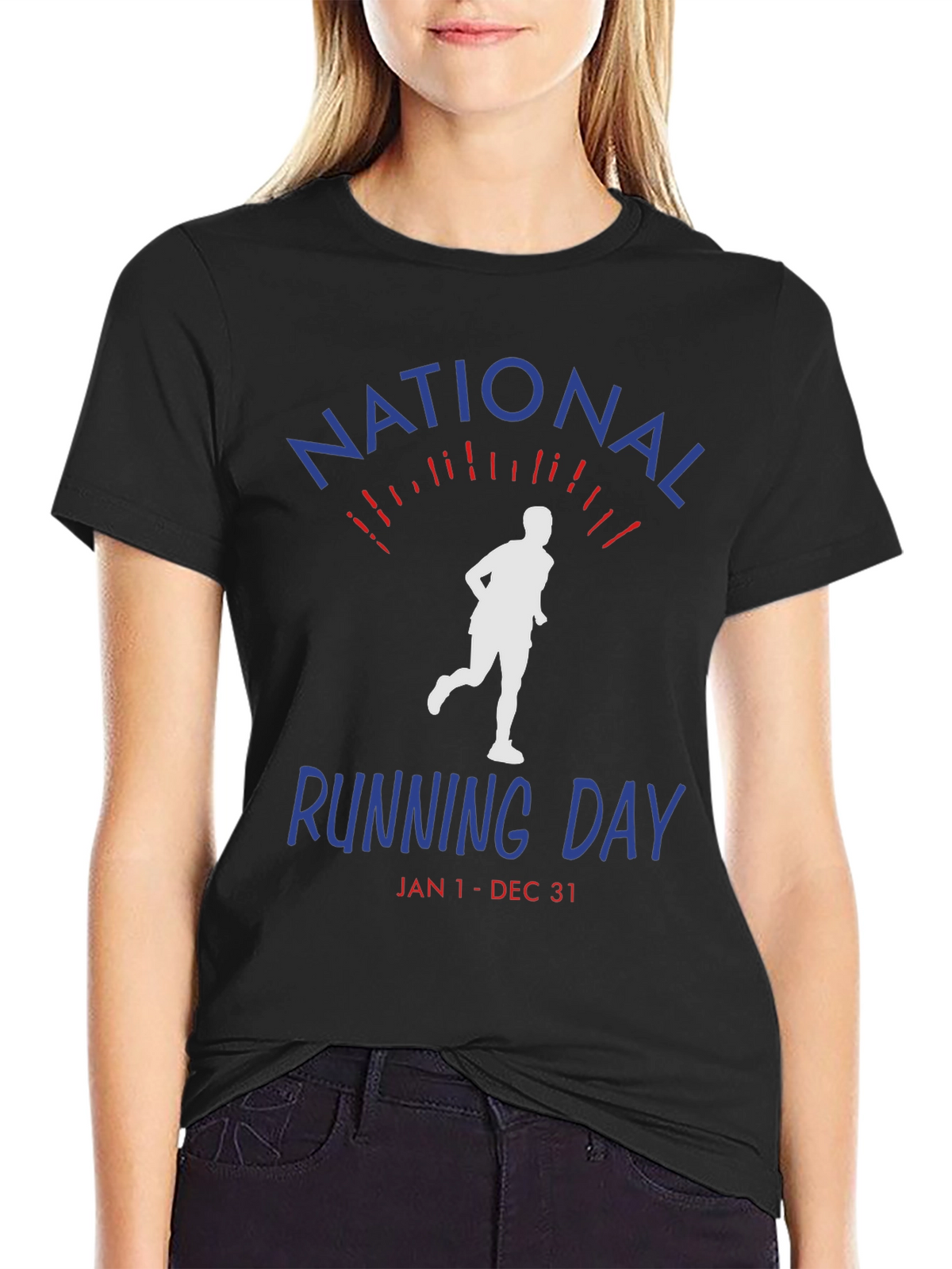 National Running Day T-Shirt - Jan 1-Dec 31 Unisex