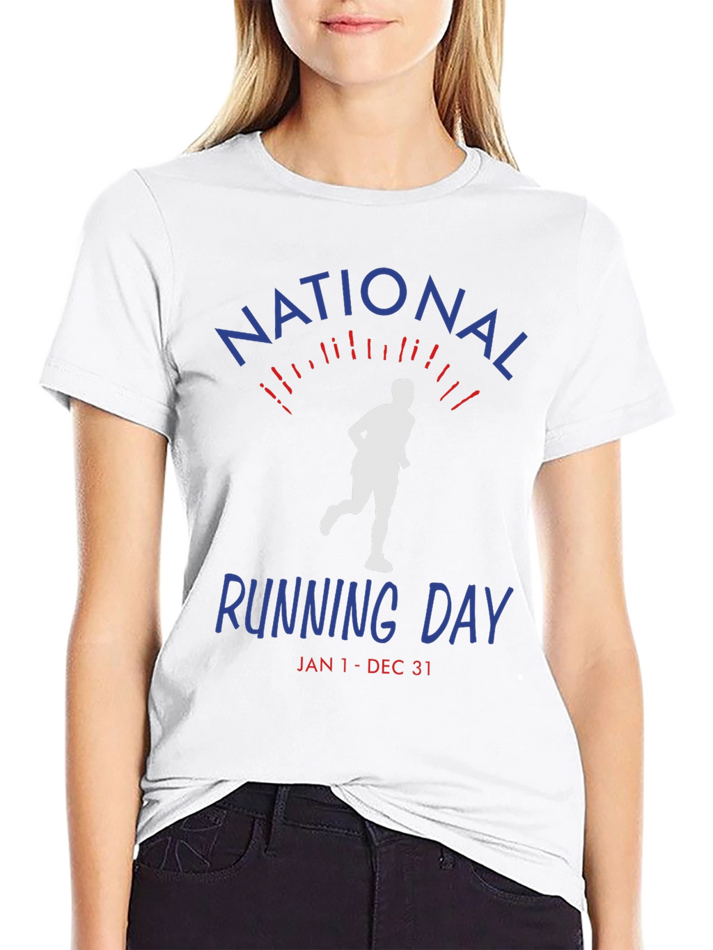 National Running Day T-Shirt - Jan 1-Dec 31 Unisex