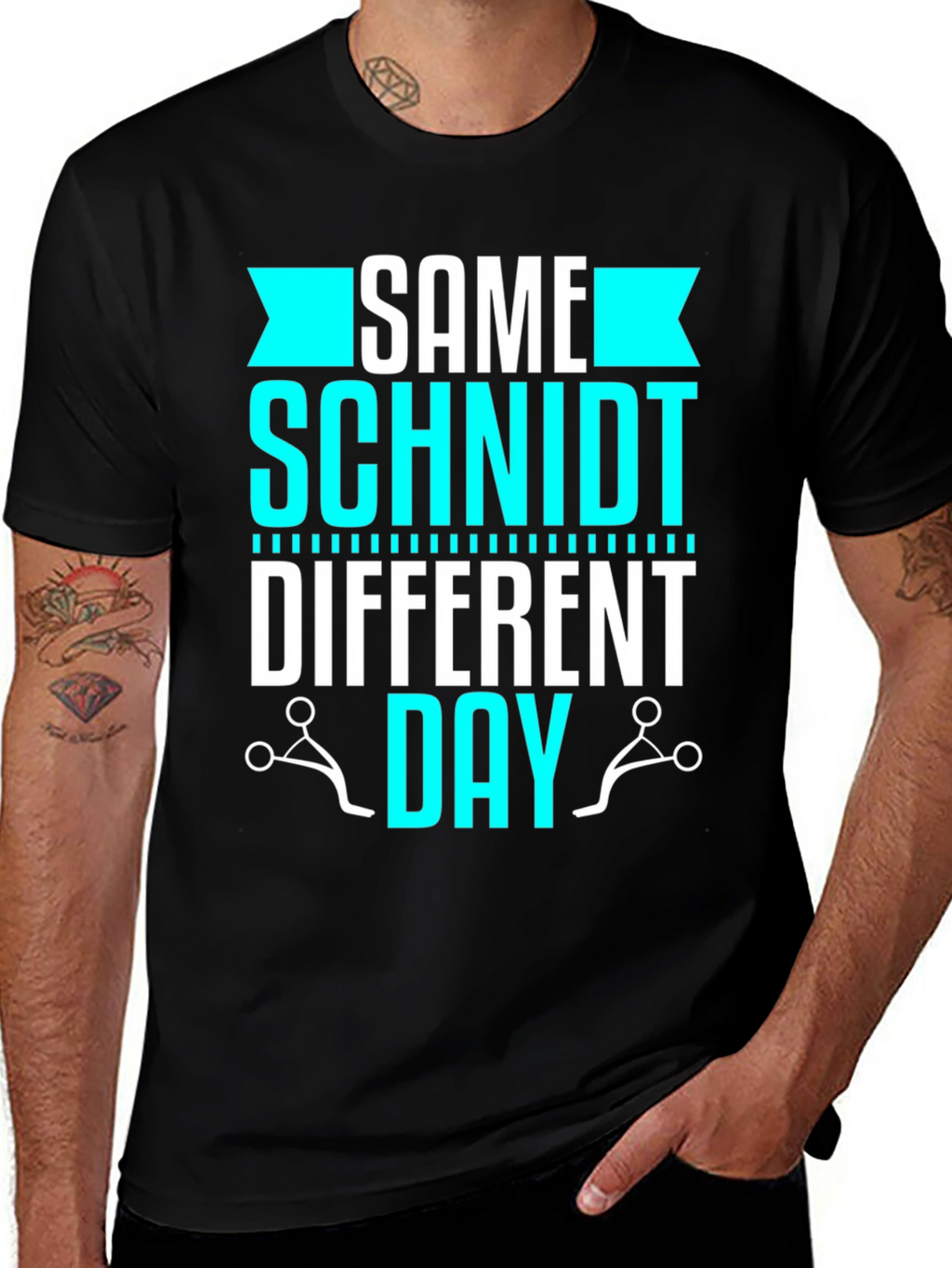 Same Schmidt Different Day Barber T-Shirt
