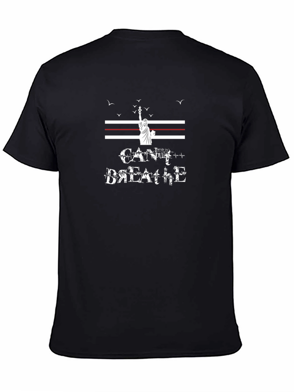 Statement T-Shirt - Cant Breathe Liberty Design