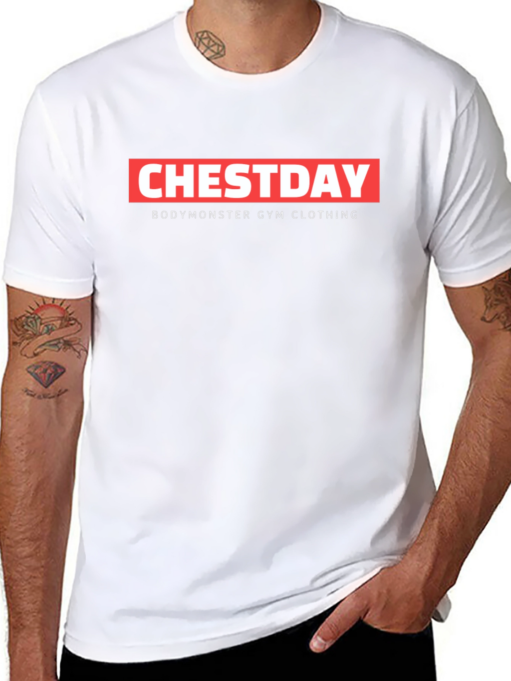 Chestday Gym T-Shirt - BodyMonster Clothing