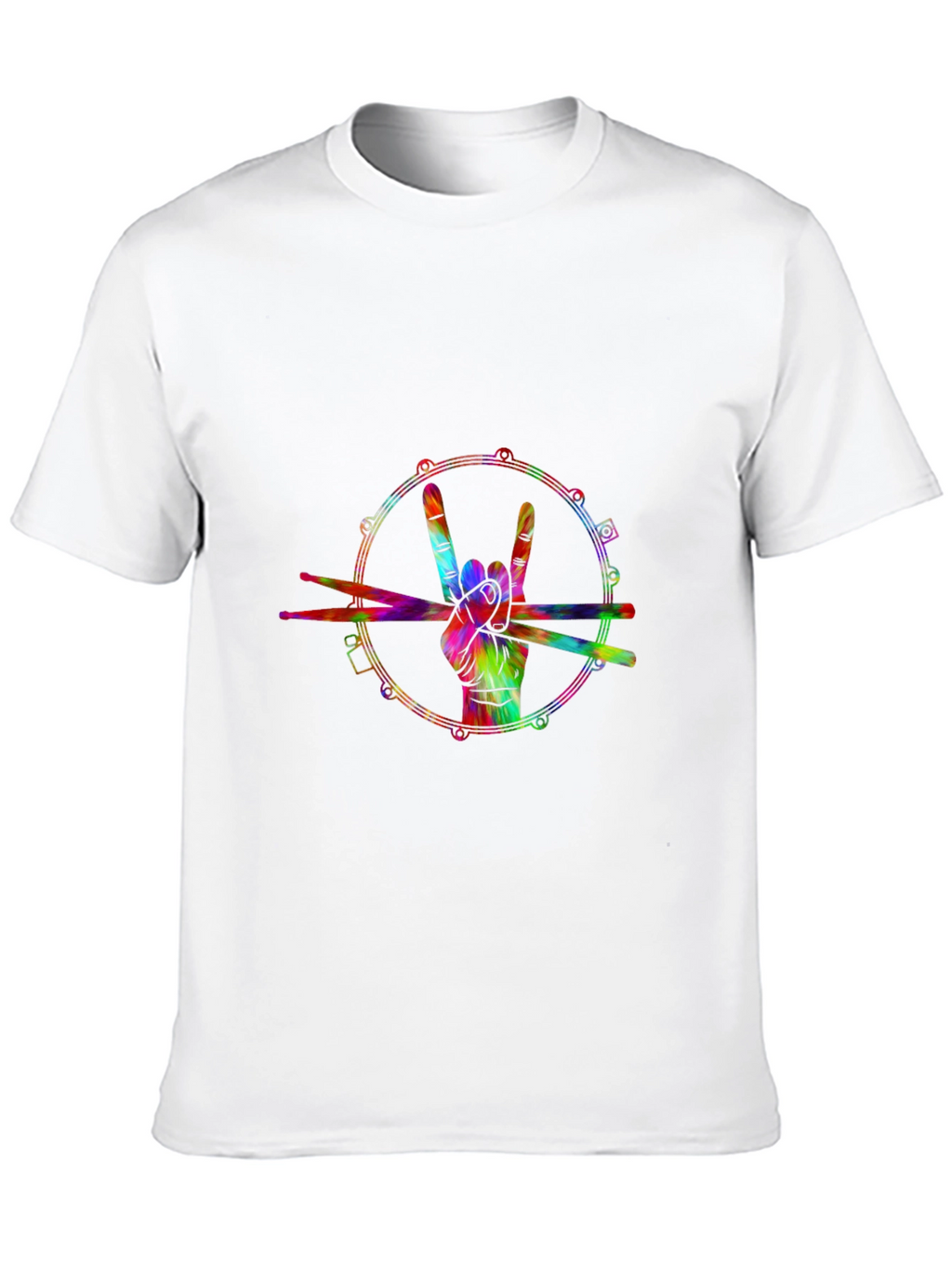 Rock On Drummer Graphic Tee