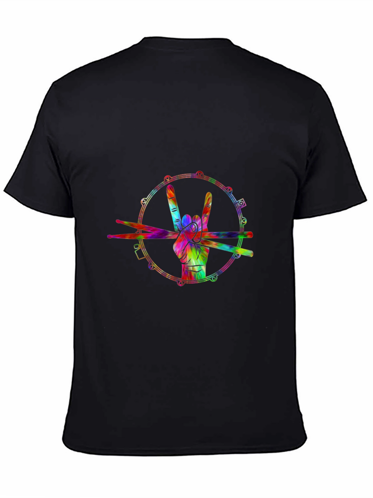 Rock On Drummer Graphic Tee