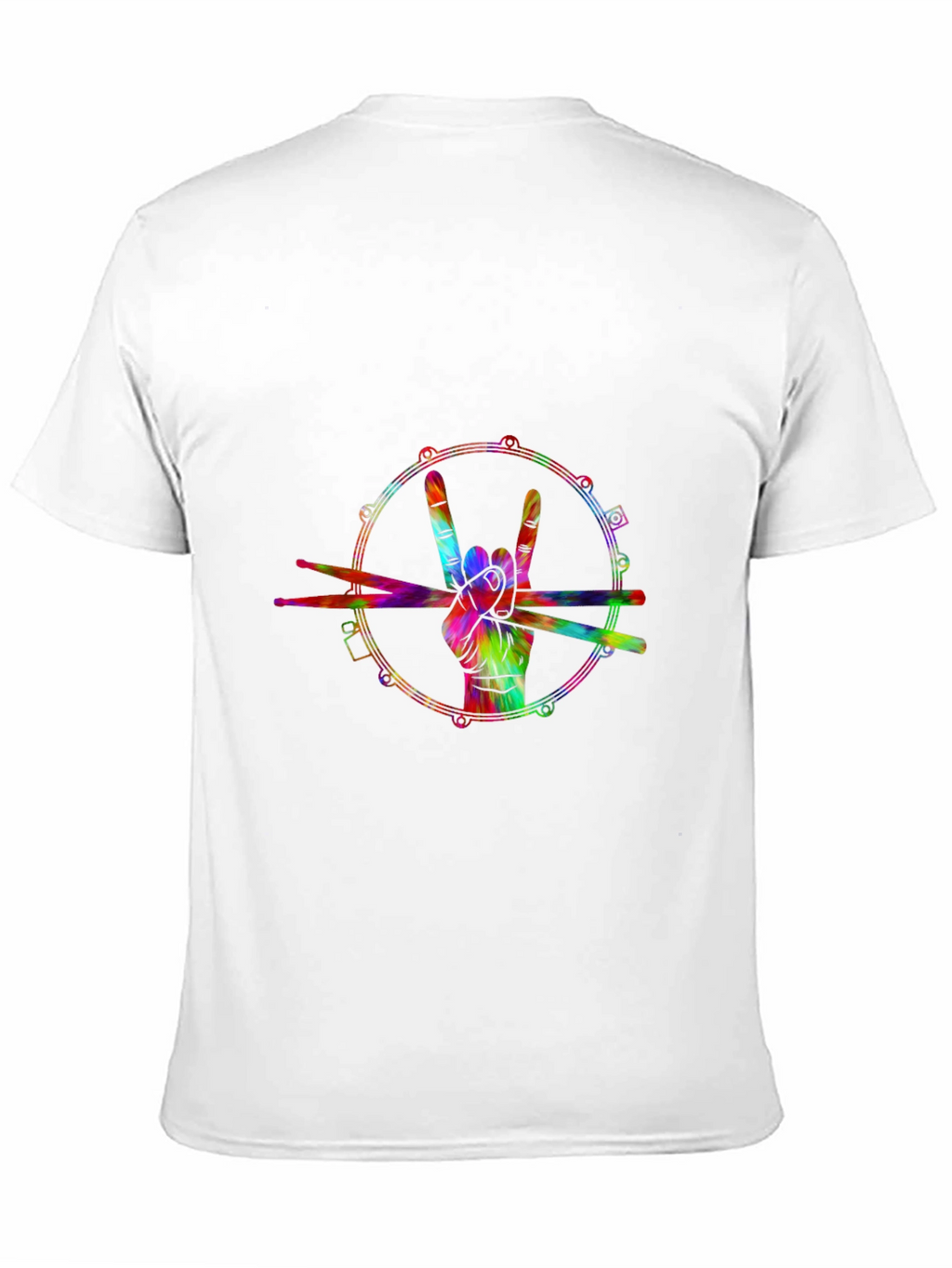Rock On Drummer Graphic Tee