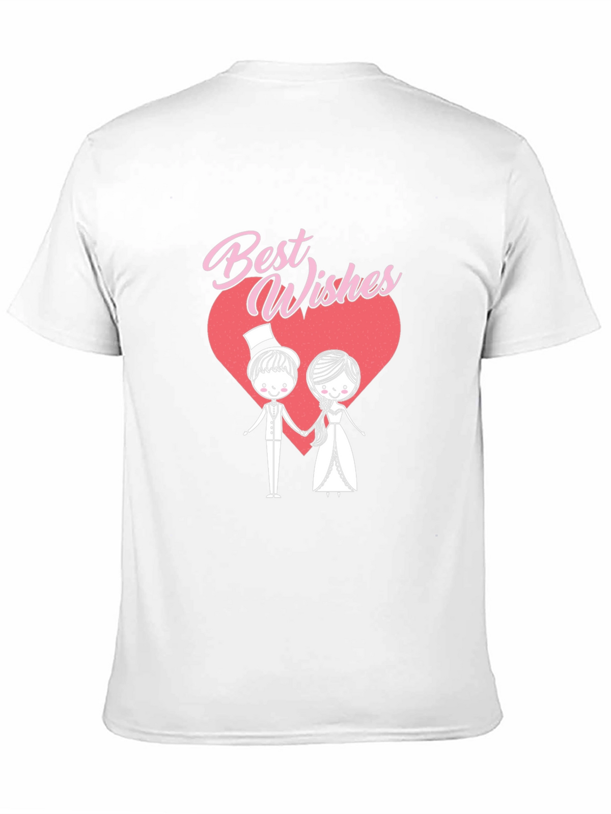 Best Wishes Wedding Couple Graphic T-Shirt