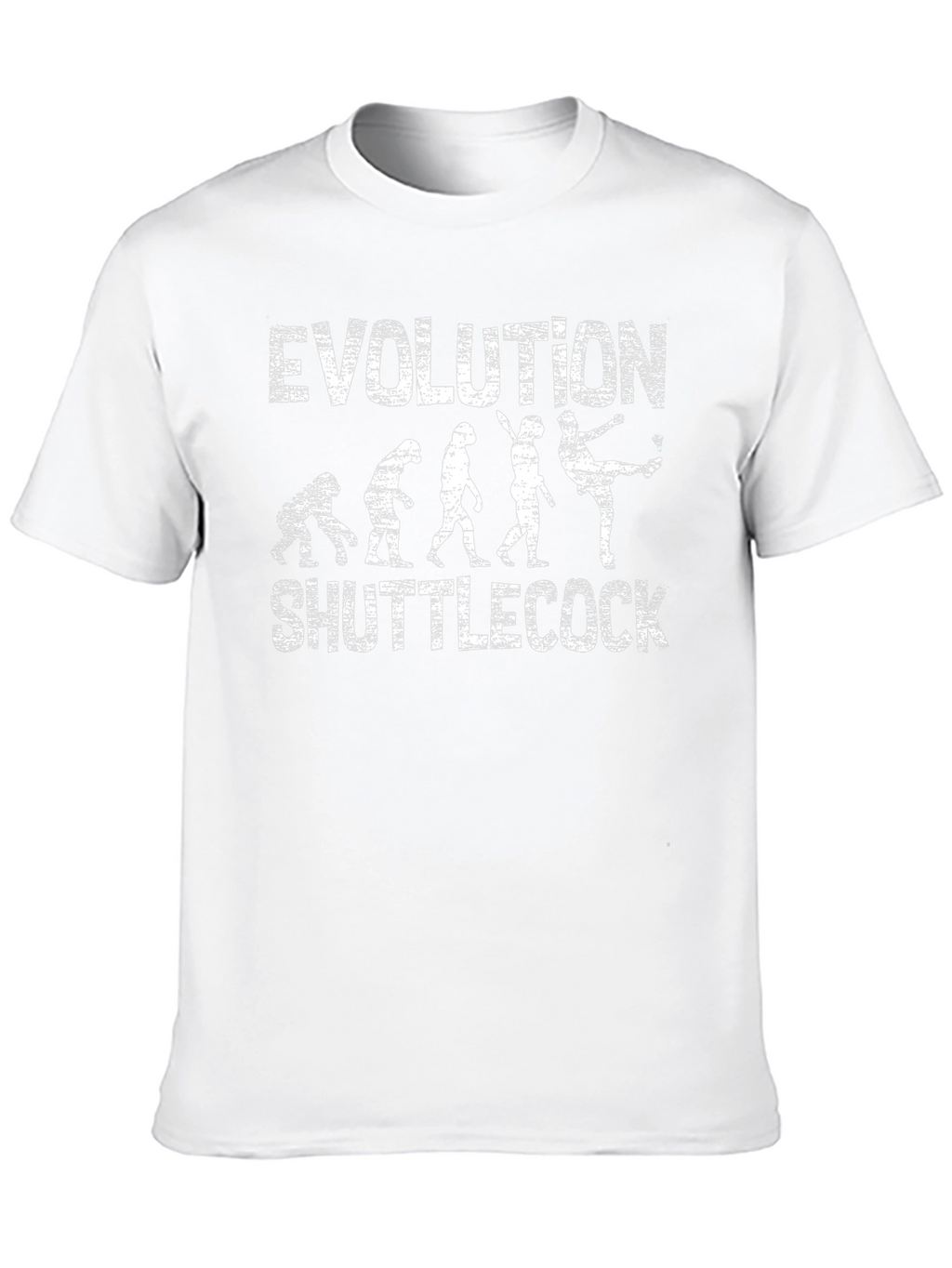 Evolution Shuttlecock T-Shirt - Funny Badminton Tee