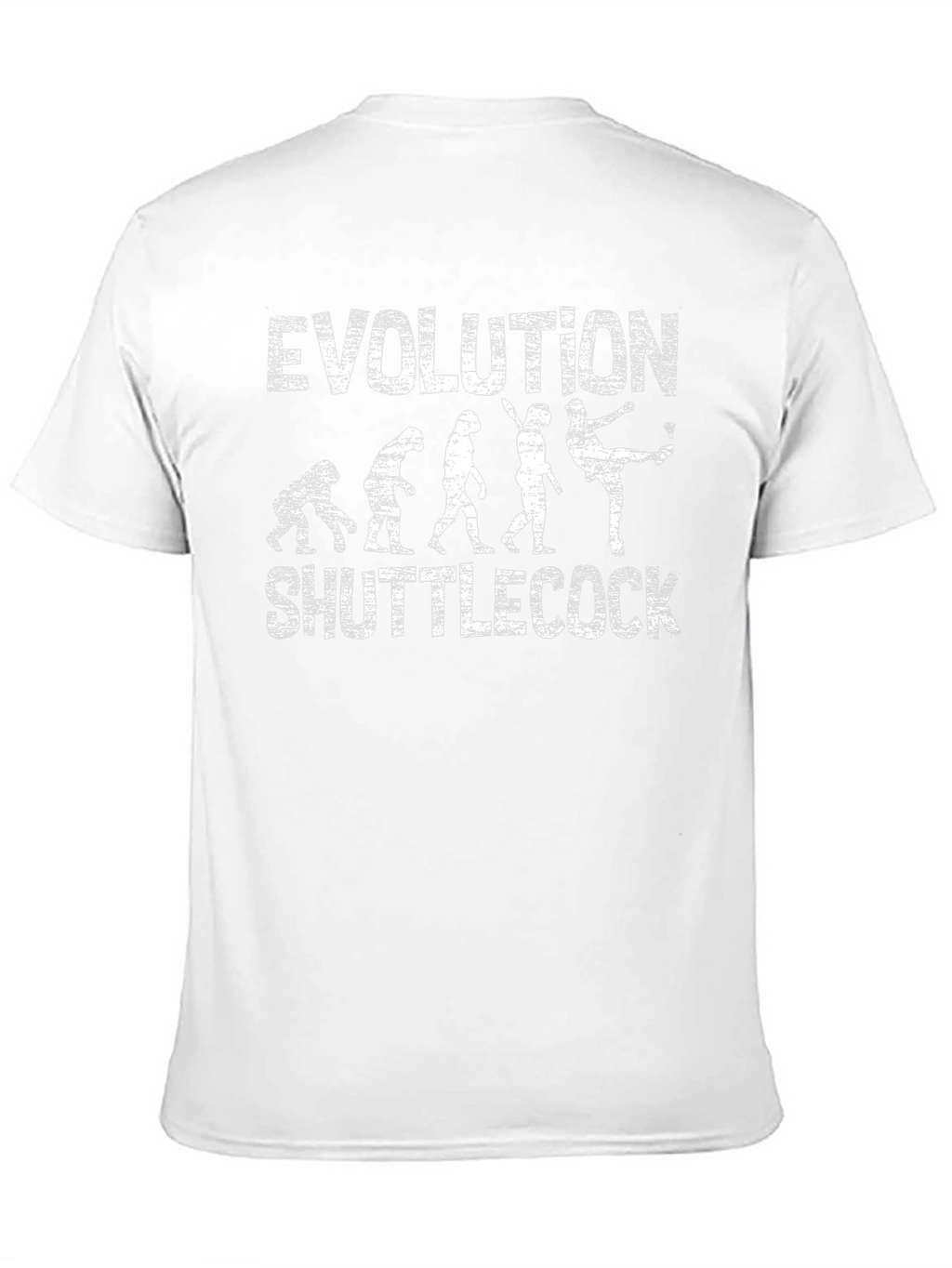 Evolution Shuttlecock T-Shirt - Funny Badminton Tee