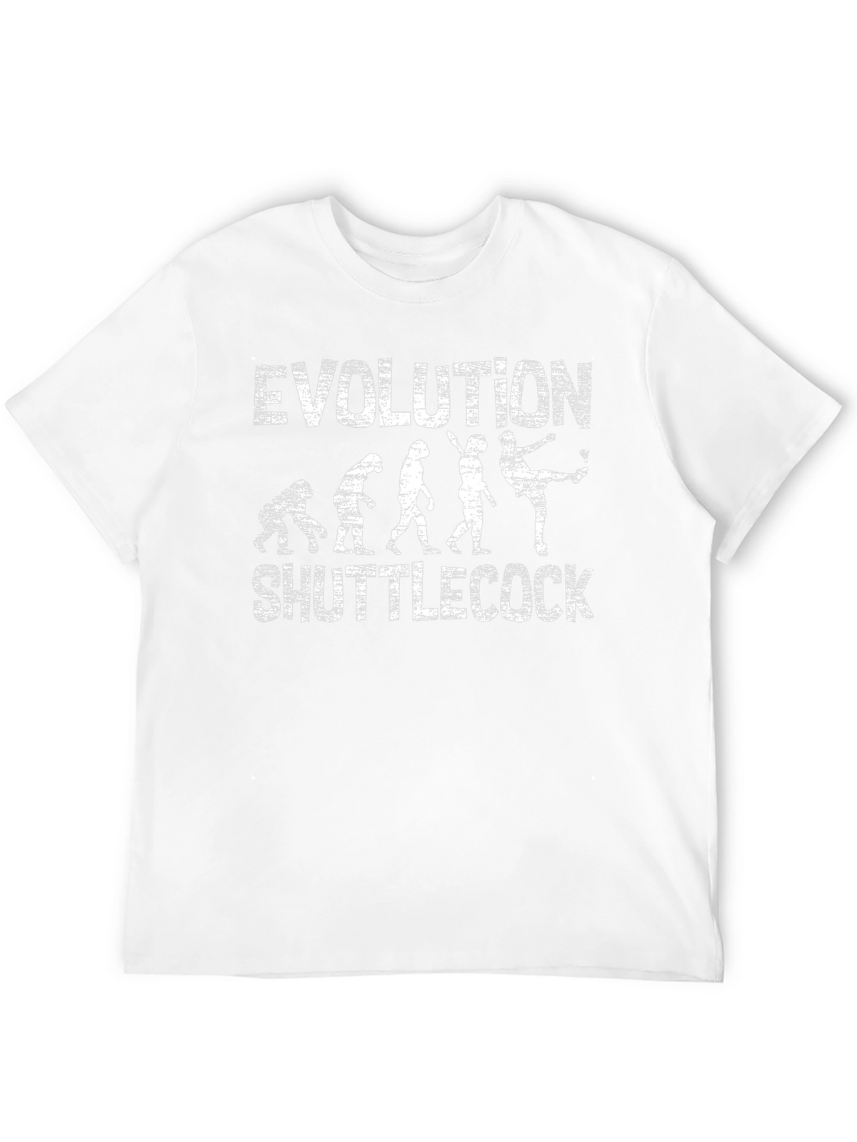 Evolution Shuttlecock T-Shirt - Funny Badminton Tee